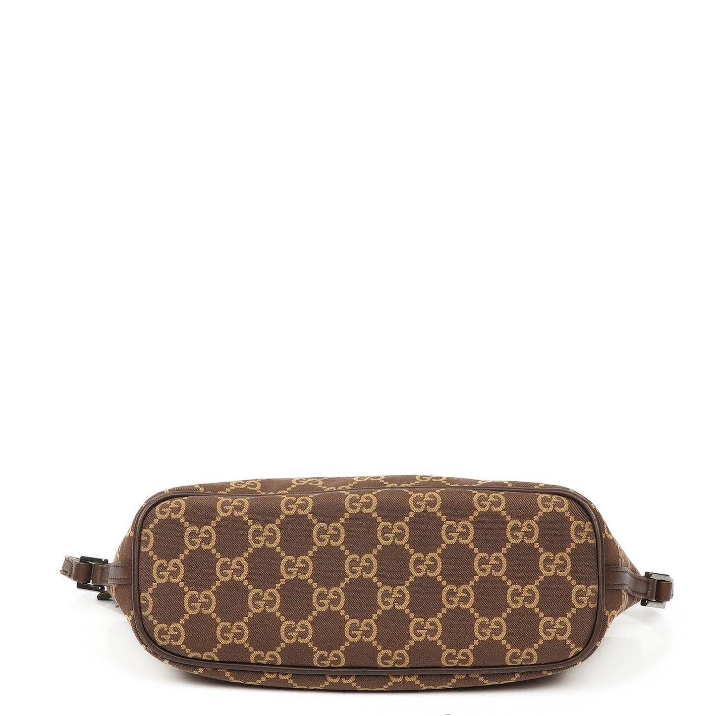 Gucci Mini Baguette GG Monogram Pochette Boat Brown/Beige Bag