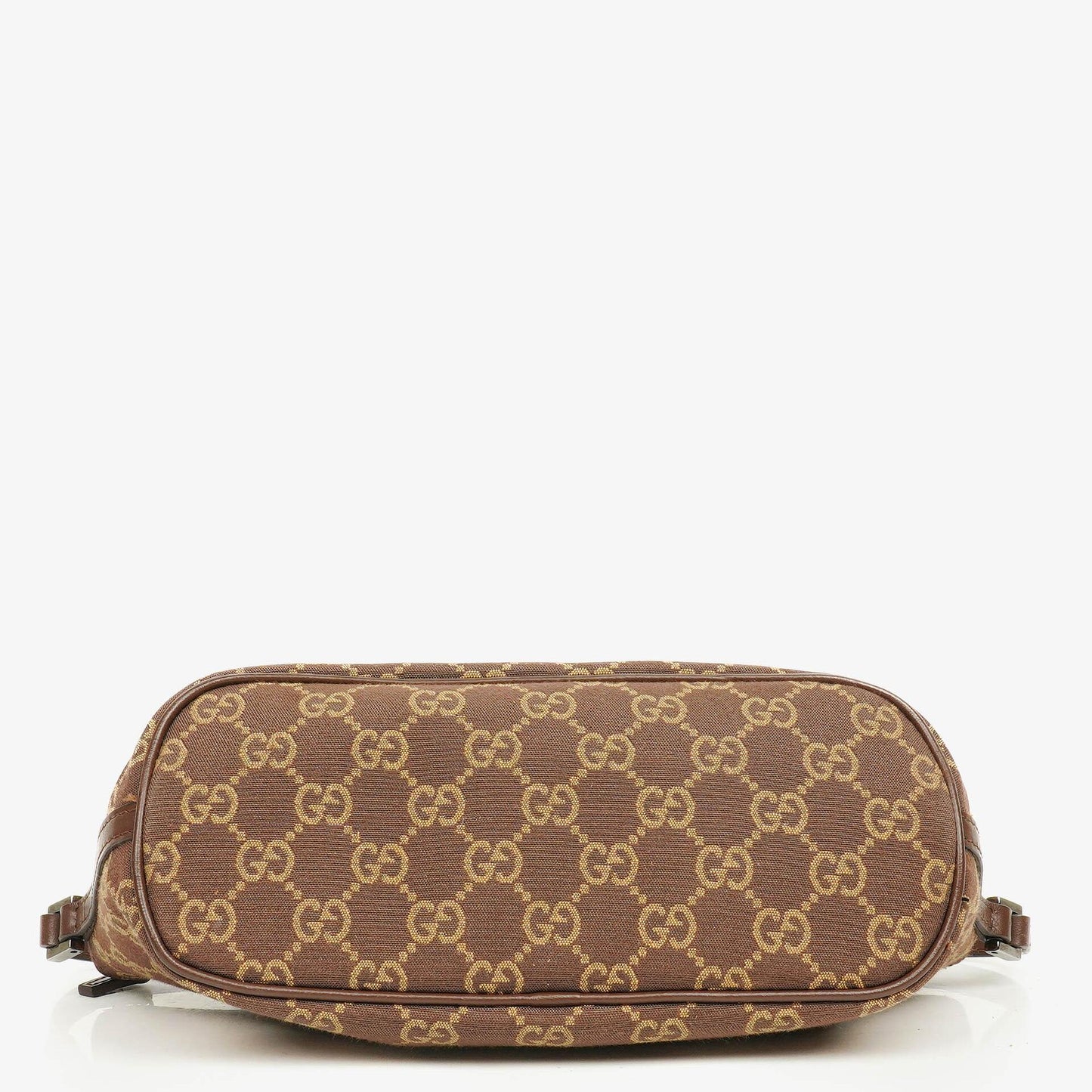 Gucci Mini Baguette Pochette Boat Beige/Brown GG Monogram Bag
