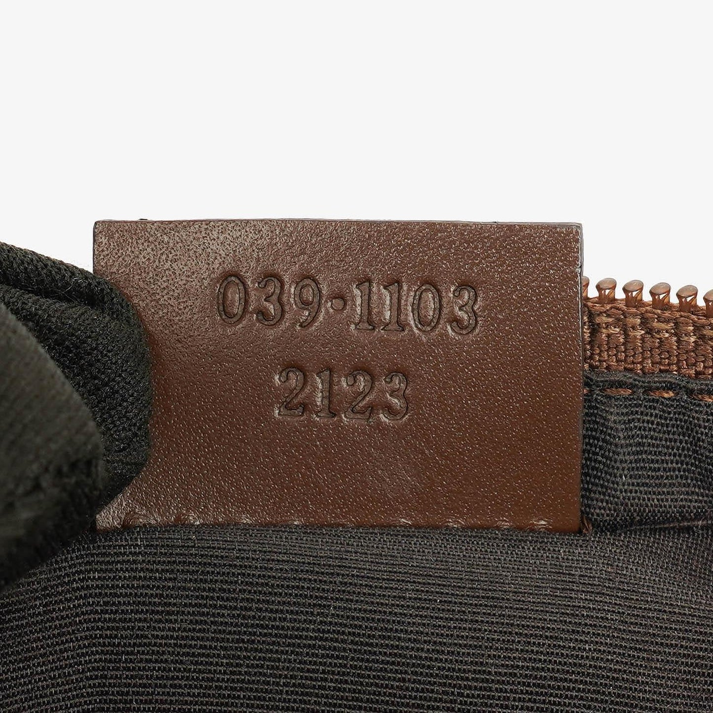 Gucci Mini Baguette Pochette Boat Beige/Brown GG Monogram Bag