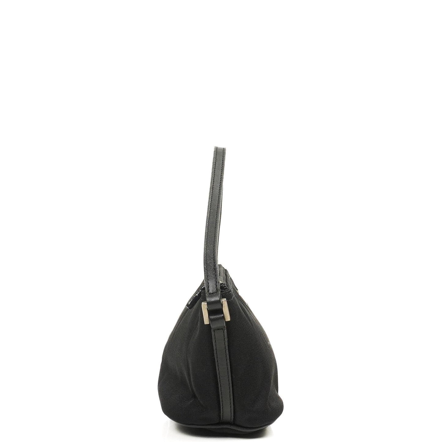 Gucci Mini Baguette Pochette Boat Black Canvas Bag