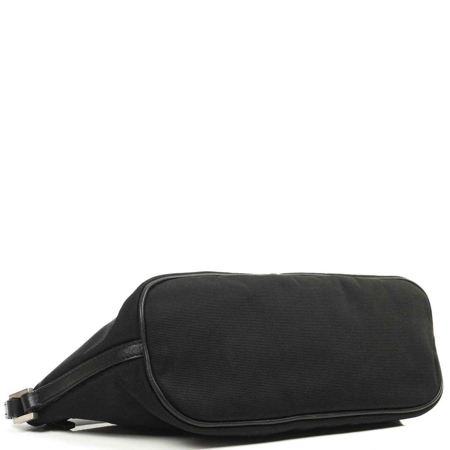 Gucci Mini Baguette Pochette Boat Black Canvas Bag
