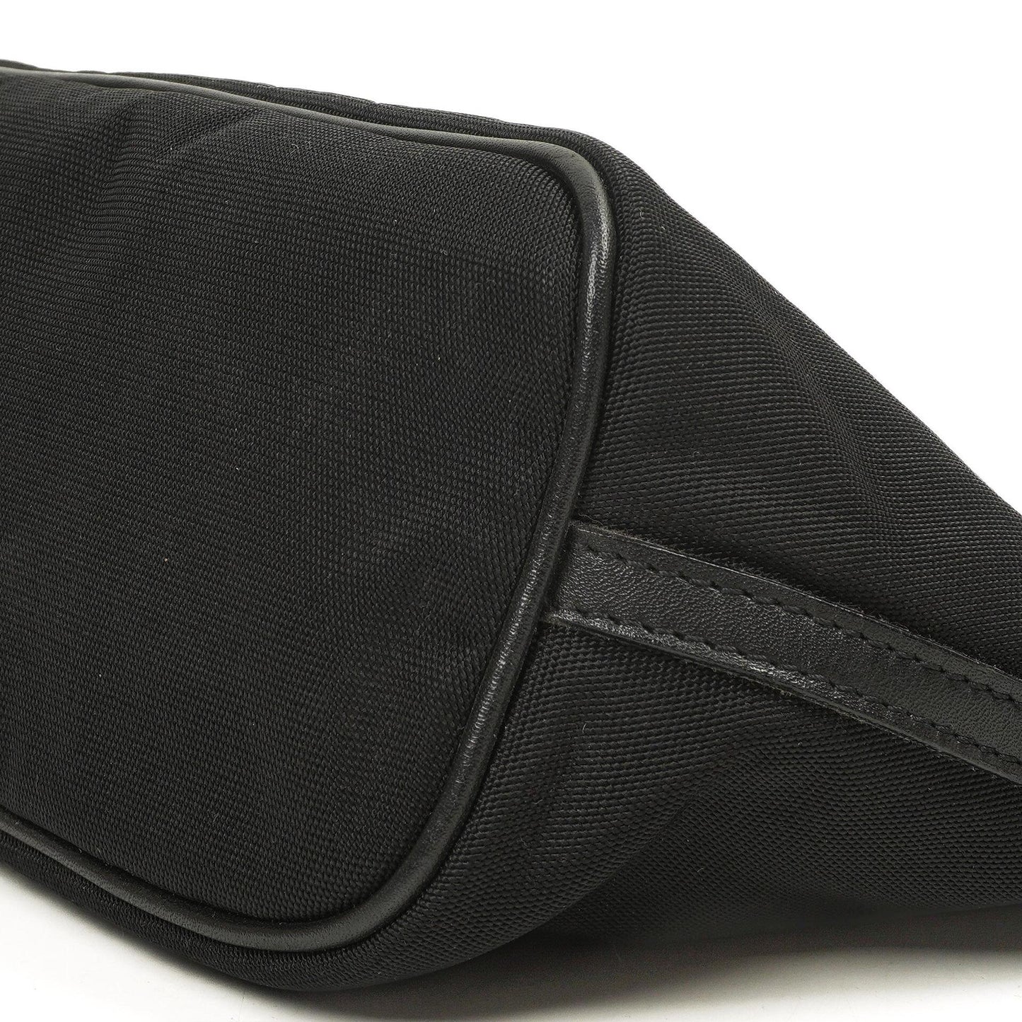 Gucci Mini Baguette Pochette Boat Black Canvas Bag
