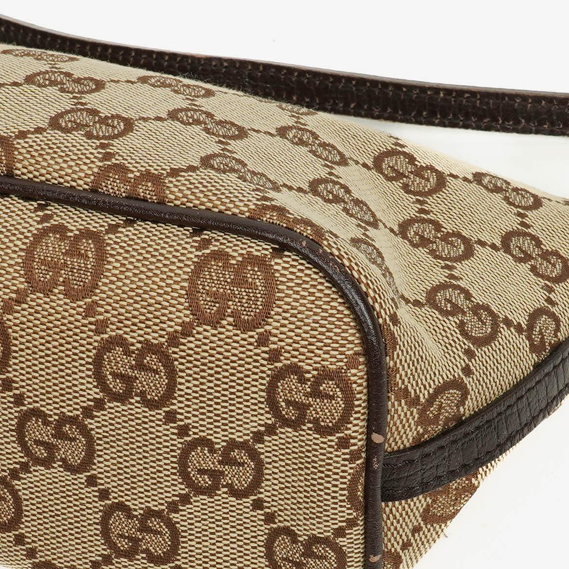 Gucci Mini Baguette Pochette Boat GG Monogram Bag