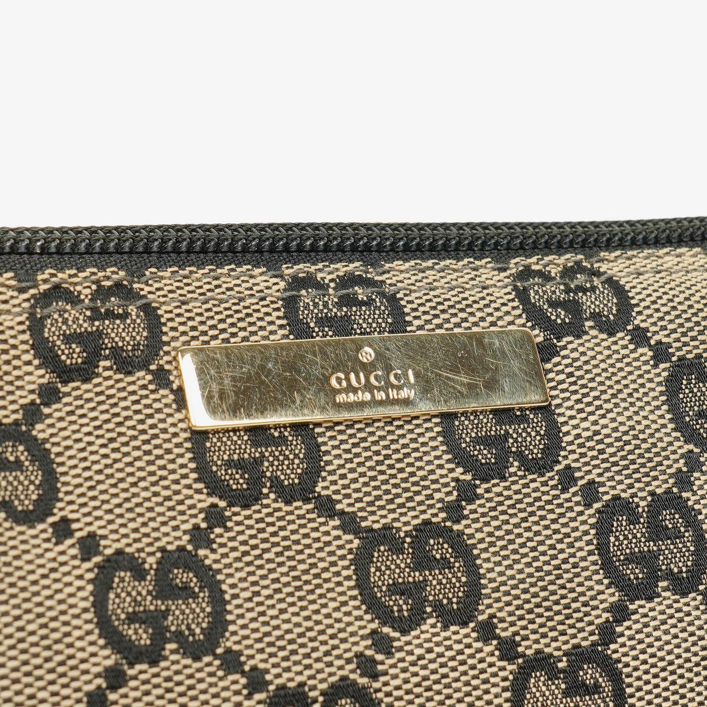 Gucci Mini Baguette Pochette Boat GG Monogram Bag