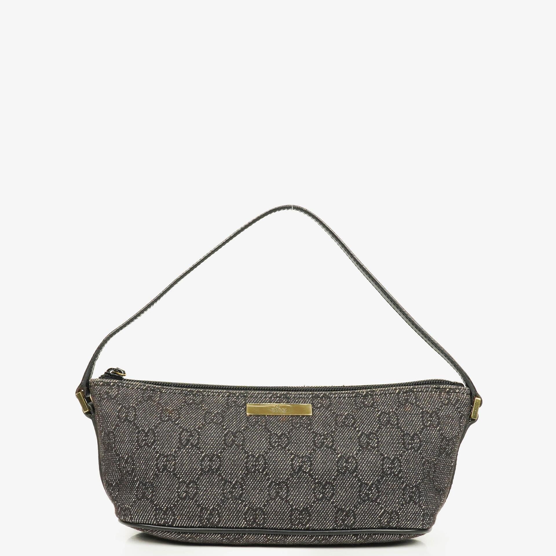 Gucci Mini Baguette Pochette Boat GG Monogram Bag