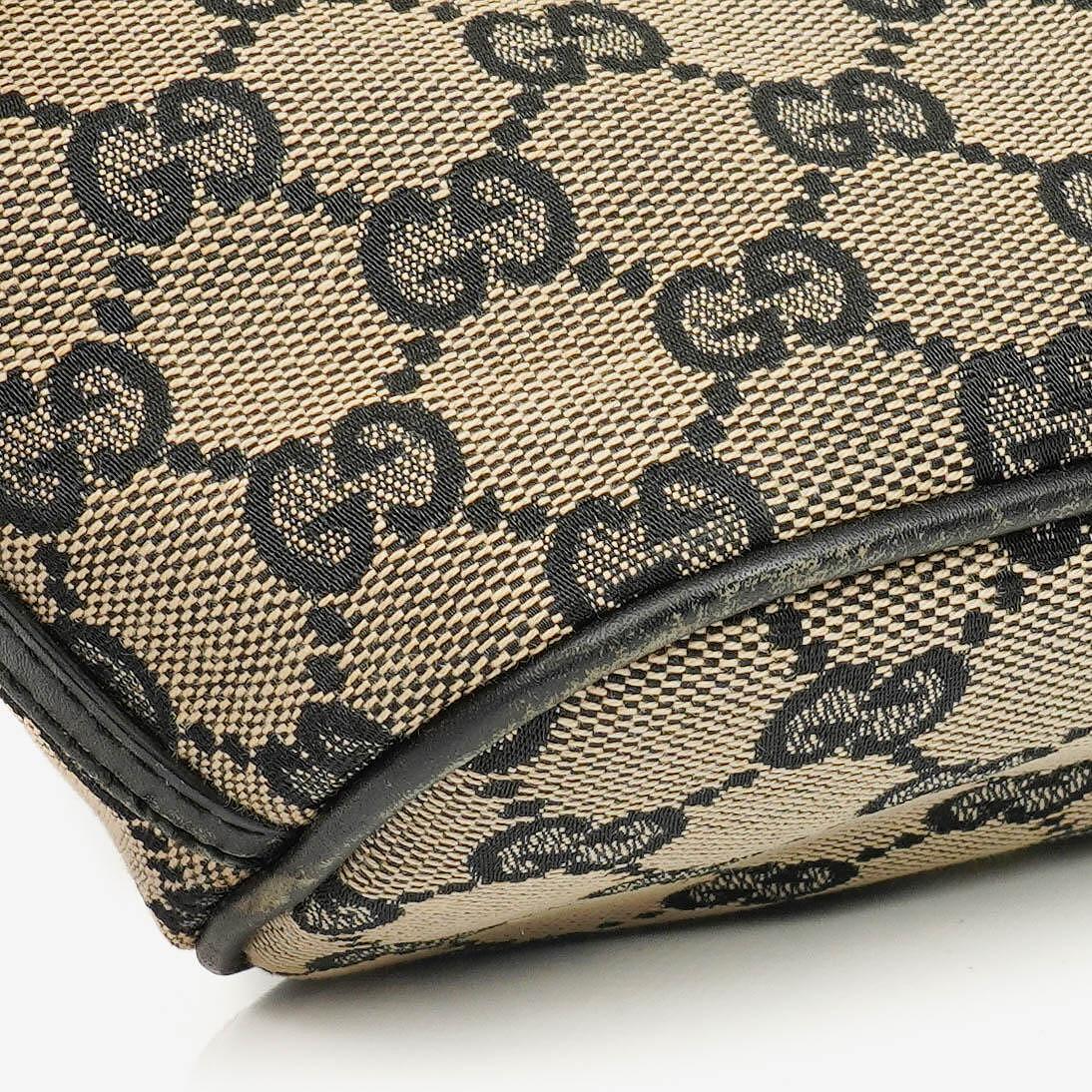 Gucci Mini Baguette Pochette Boat GG Monogram Bag
