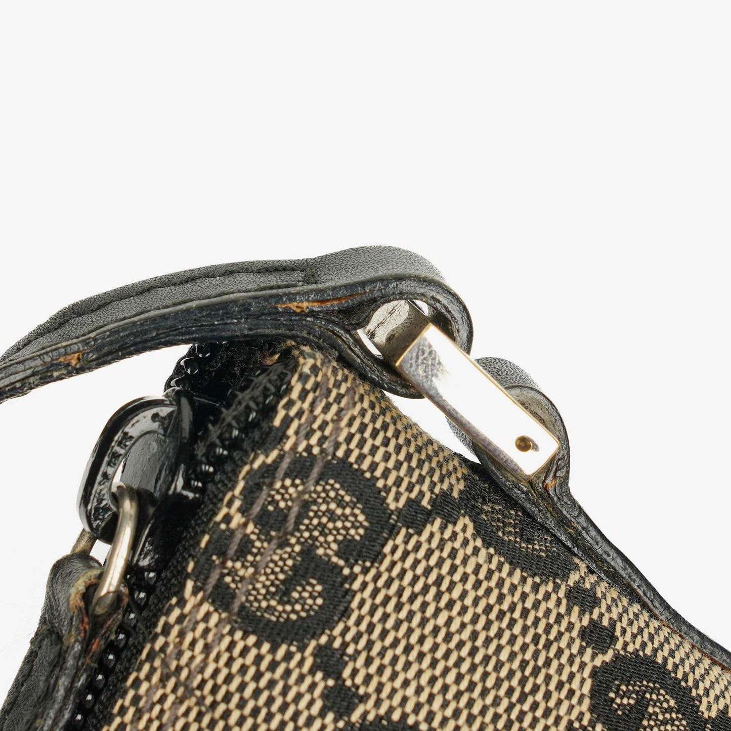 Gucci Mini Baguette Pochette Boat GG Monogram Bag