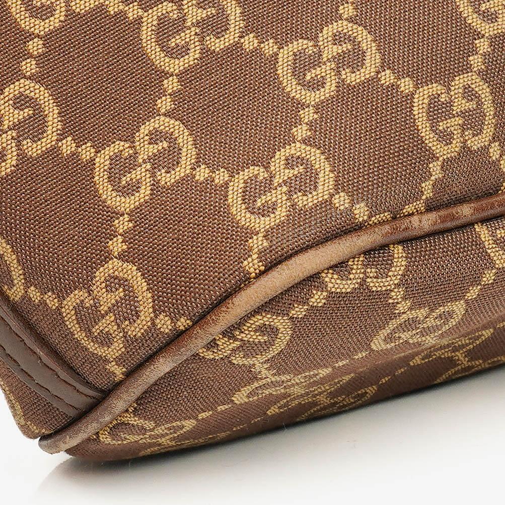 Gucci Mini Baguette Pochette Boat GG Monogram Bag
