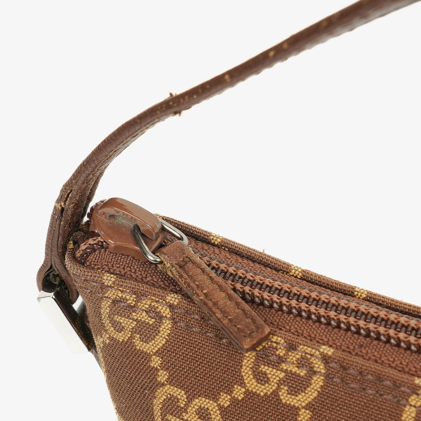 Gucci Mini Baguette Pochette Boat GG Monogram Bag