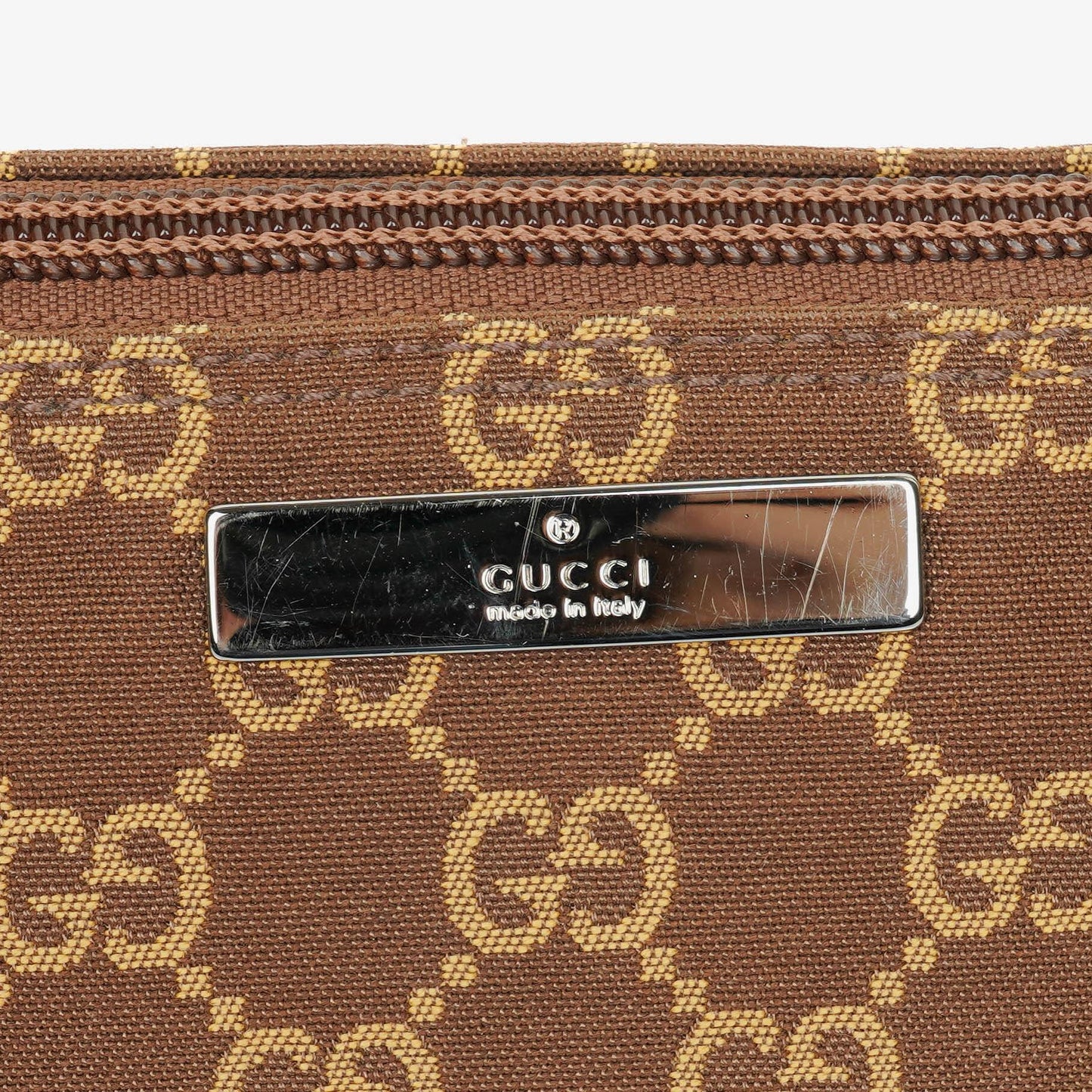 Gucci Mini Baguette Pochette Boat GG Monogram Bag