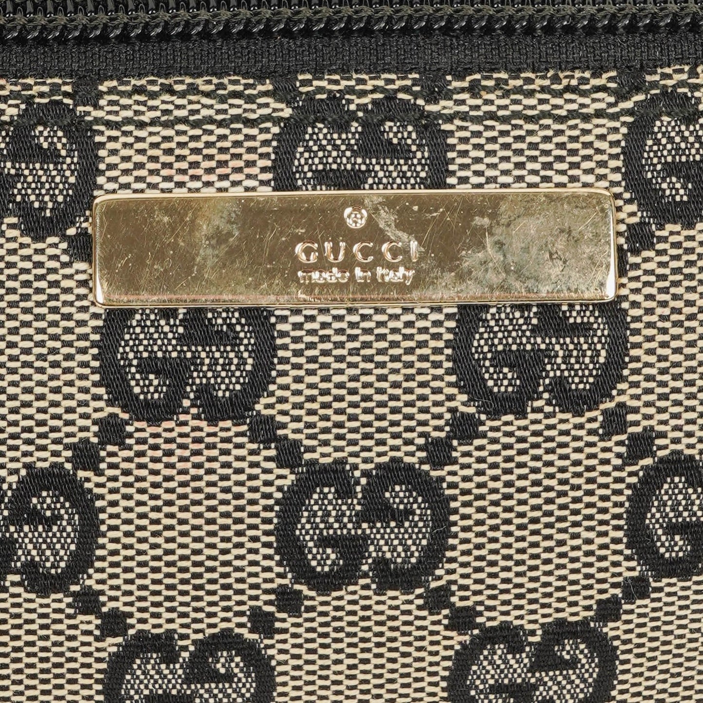 Gucci Mini Baguette Pochette Boat GG Monogram Bag