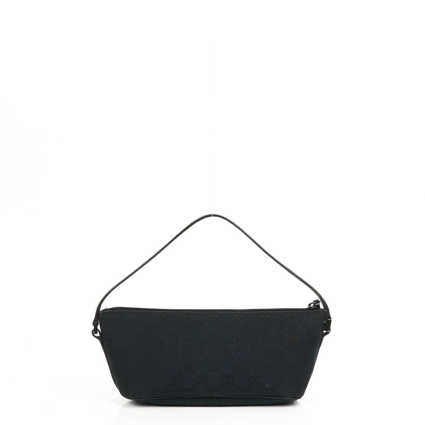 Gucci Mini Baguette Pochette Boat Navy GG Monogram Bag