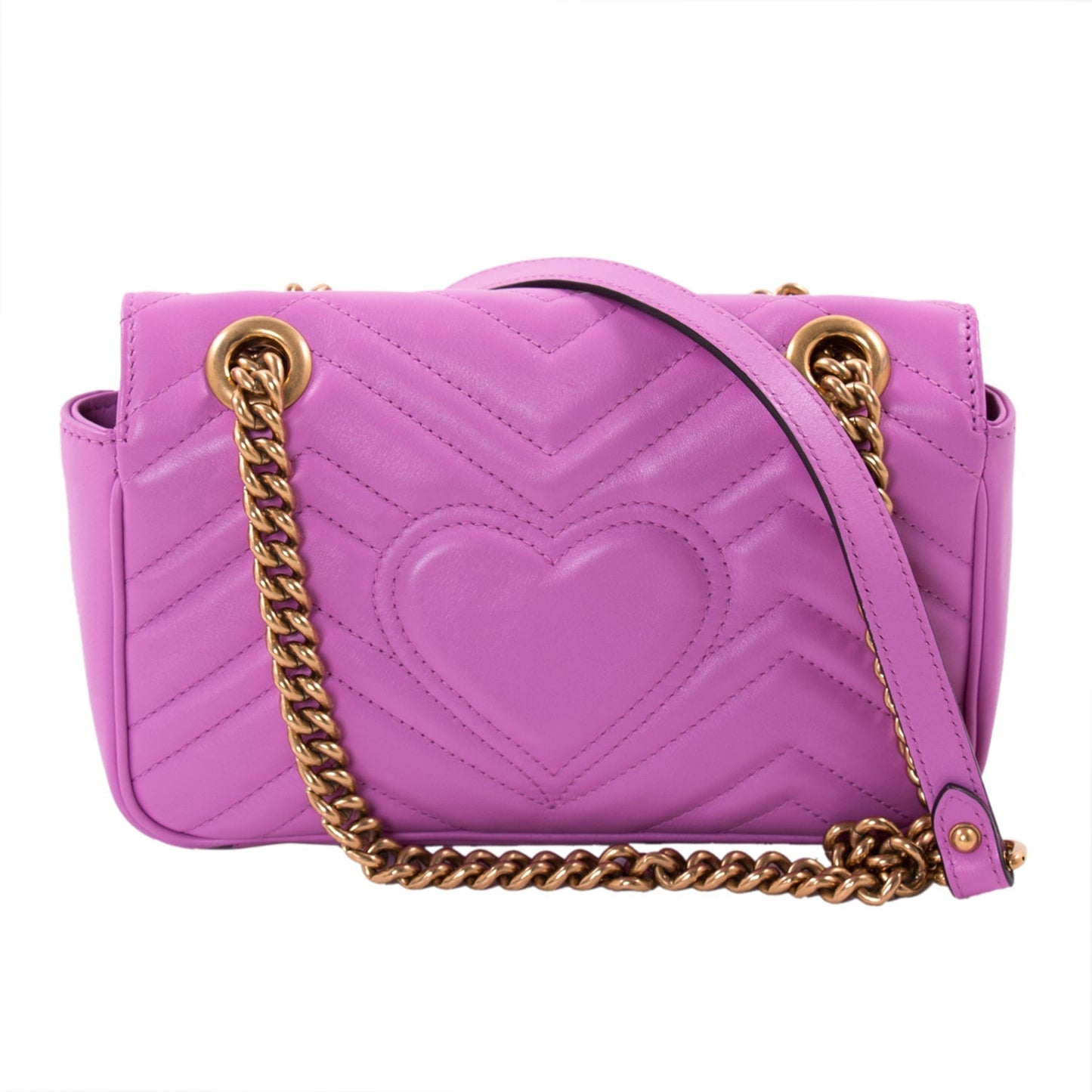 Gucci GG Marmont Leather Chain Shoulder Bag Style 21