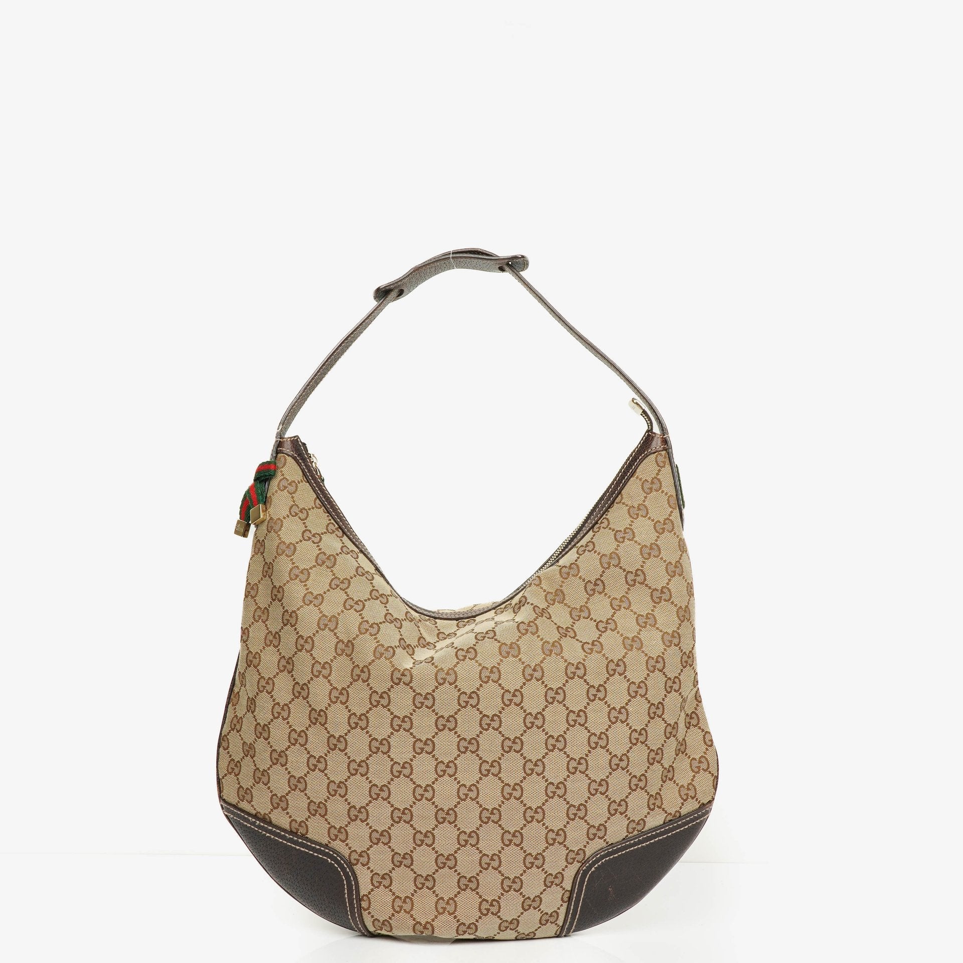 Gucci Monogram Canvas Hobo Bag