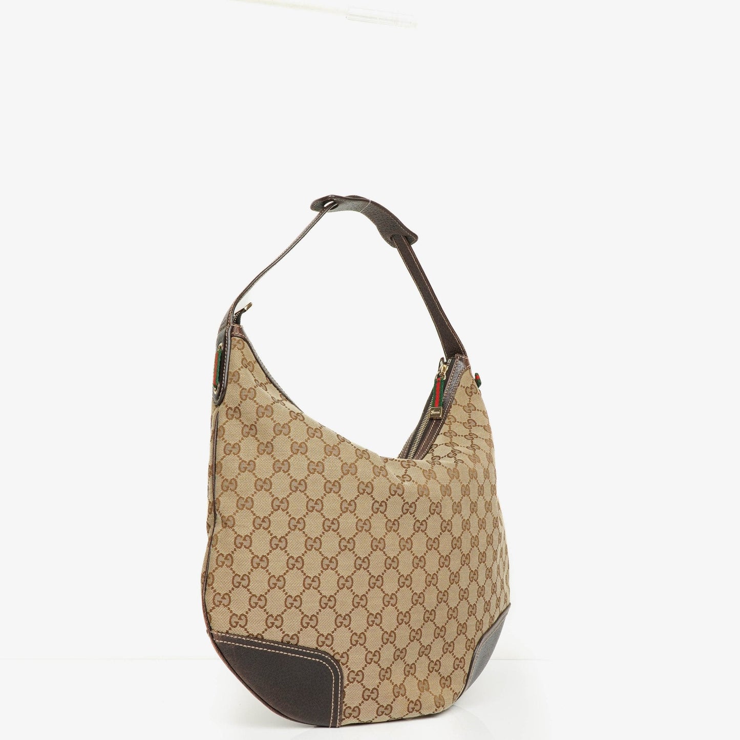 Gucci Monogram Canvas Hobo Bag