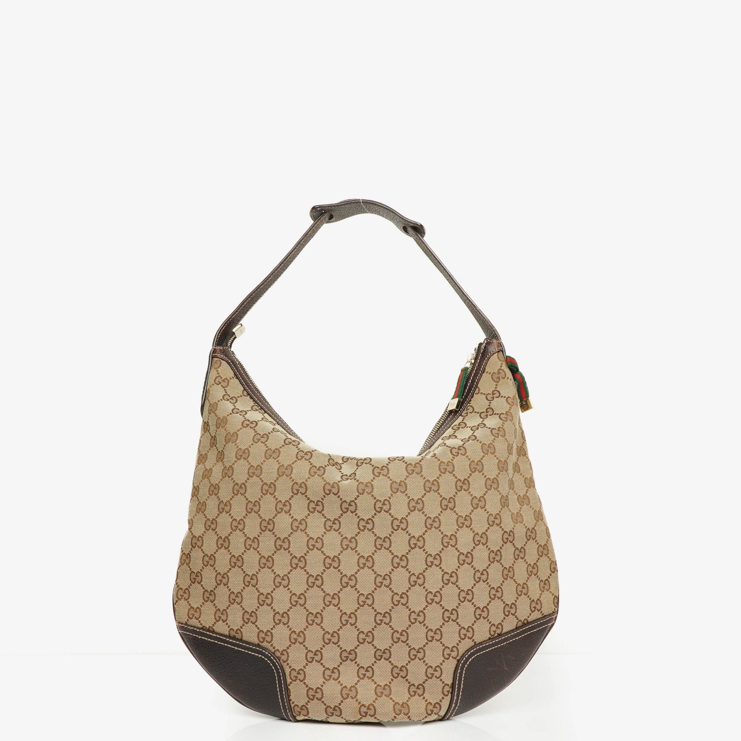 Gucci Monogram Canvas Hobo Bag