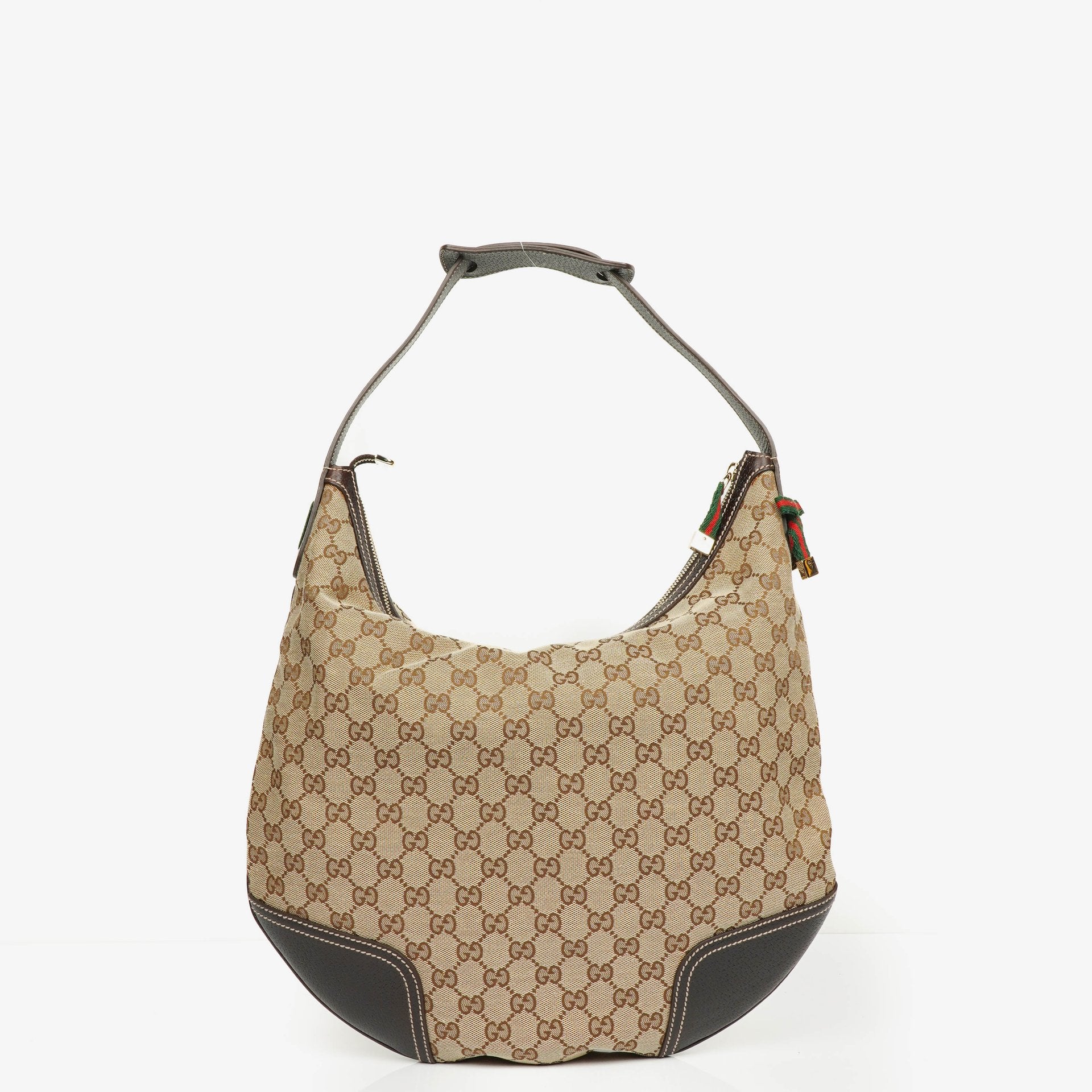 Gucci Monogram Canvas Hobo Bag