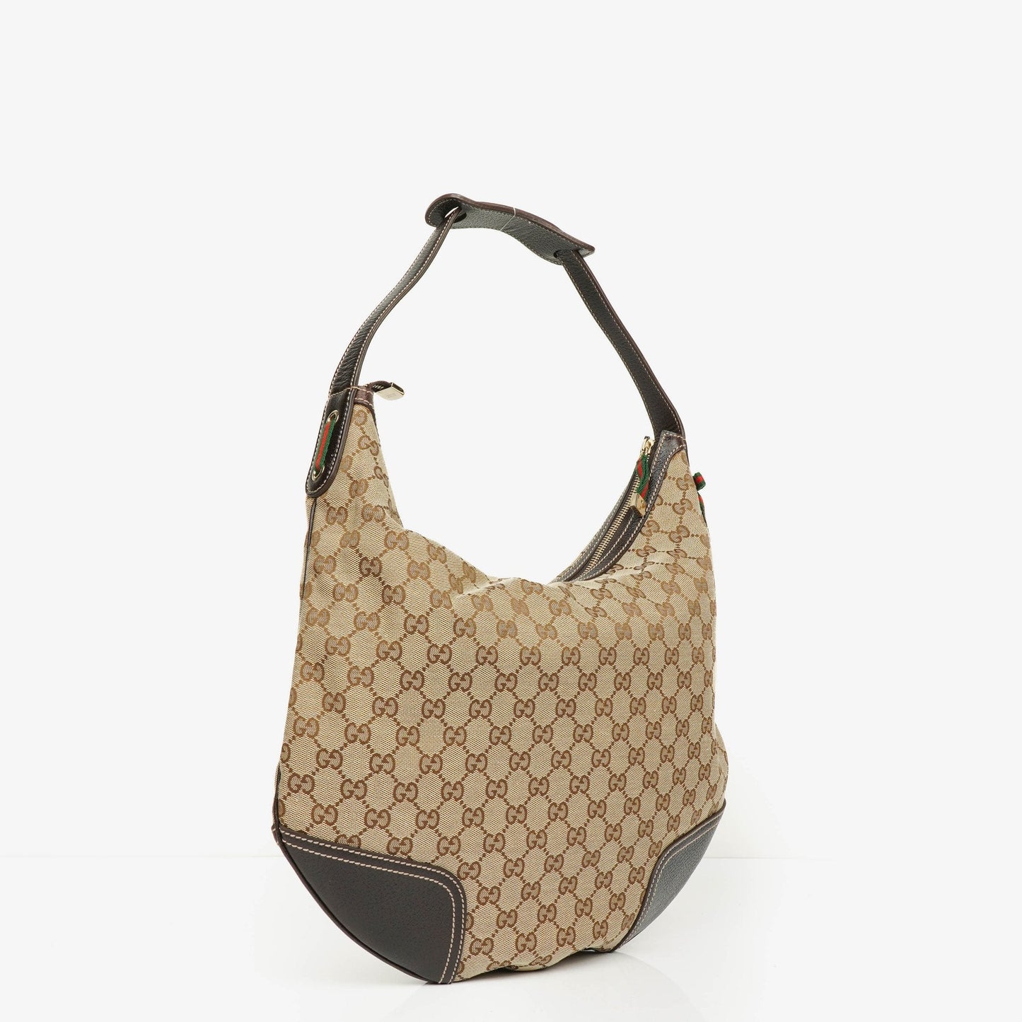 Gucci Monogram Canvas Hobo Bag