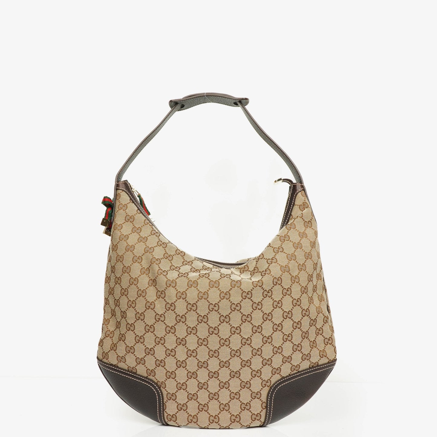 Gucci Monogram Canvas Hobo Bag