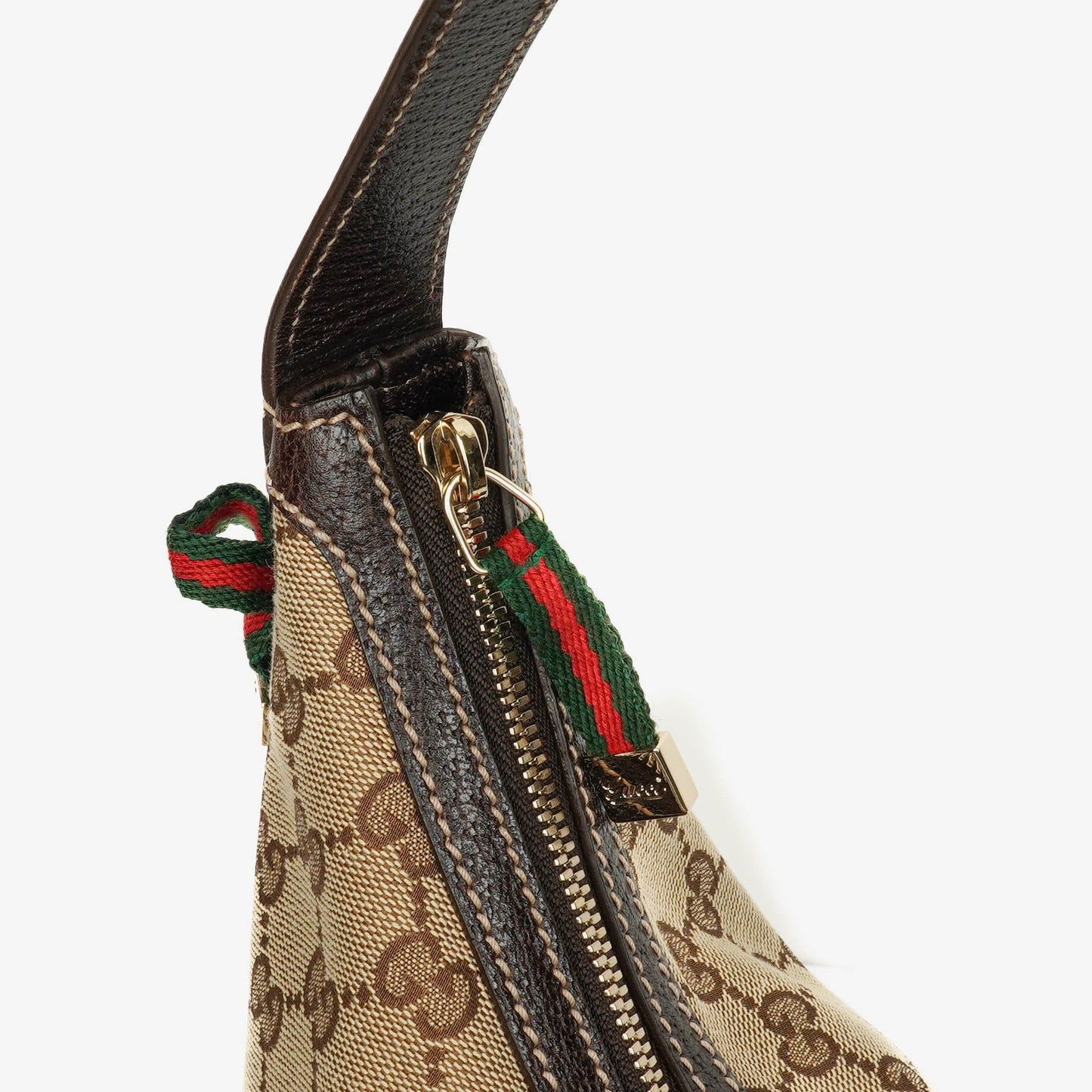 Gucci Monogram Canvas Hobo Bag