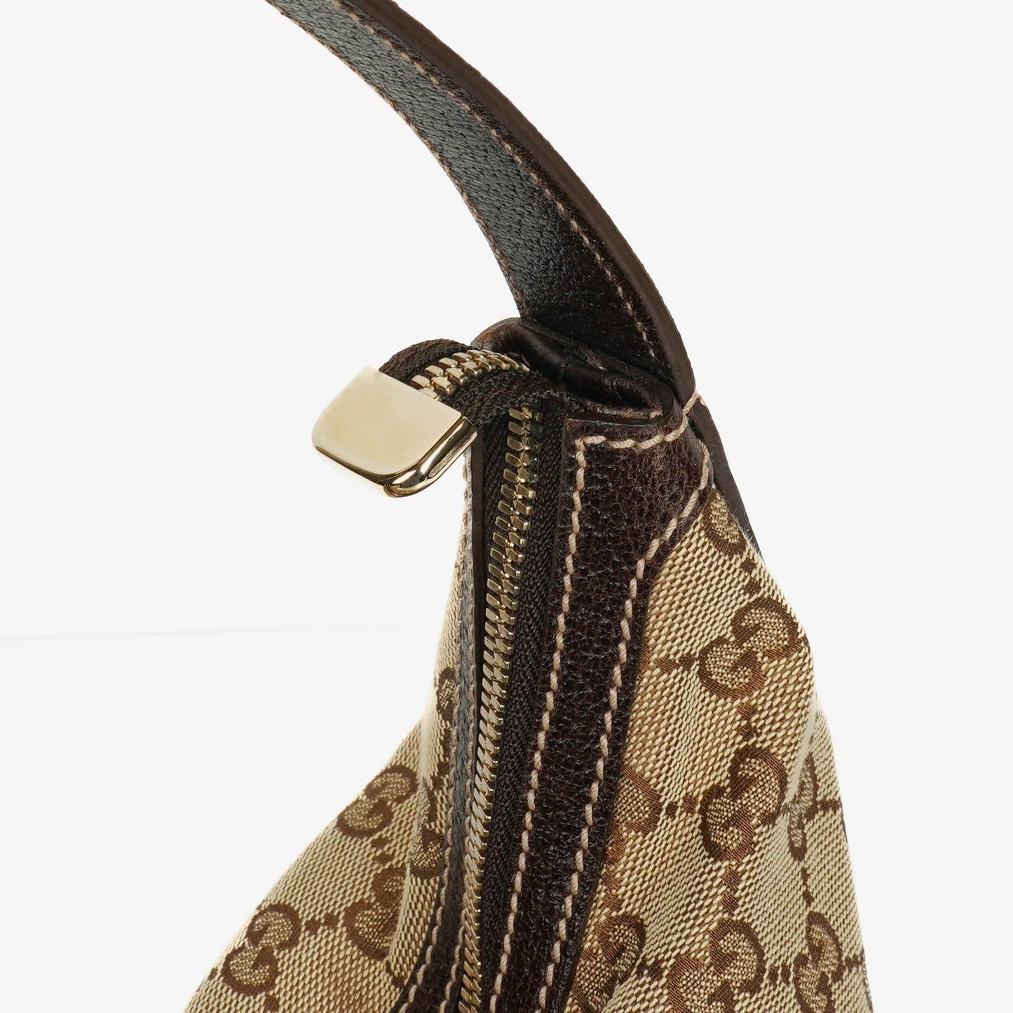 Gucci Monogram Canvas Hobo Bag