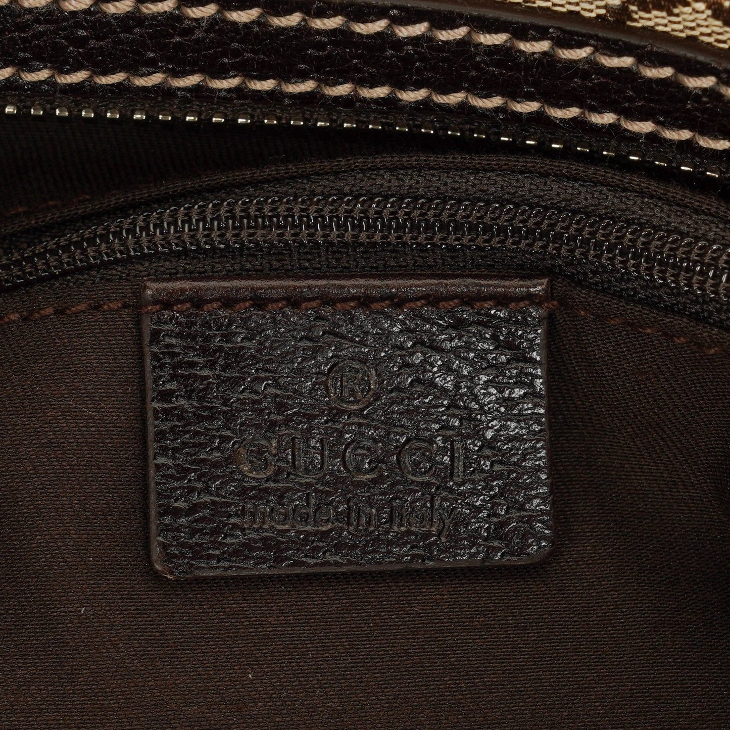 Gucci Monogram Canvas Hobo Bag