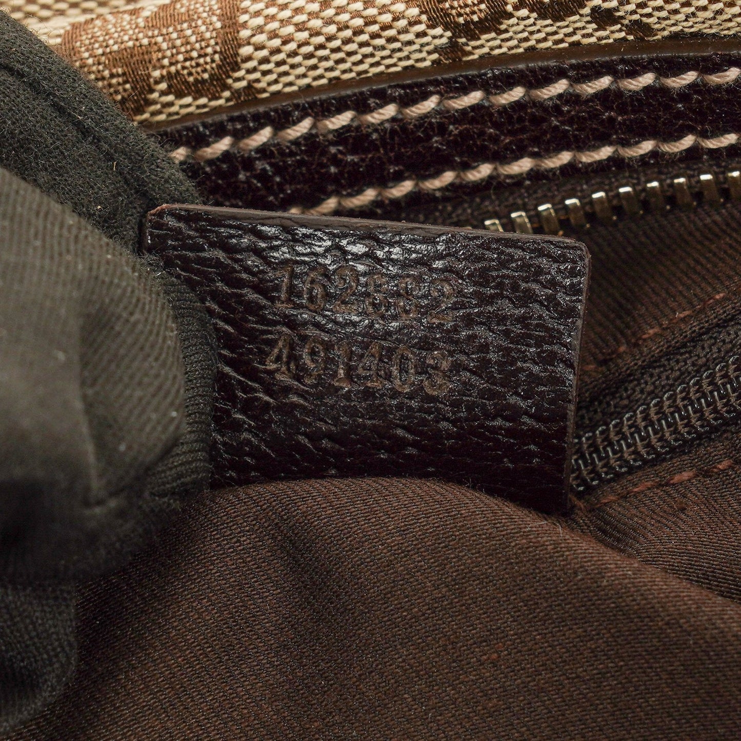 Gucci Monogram Canvas Hobo Bag
