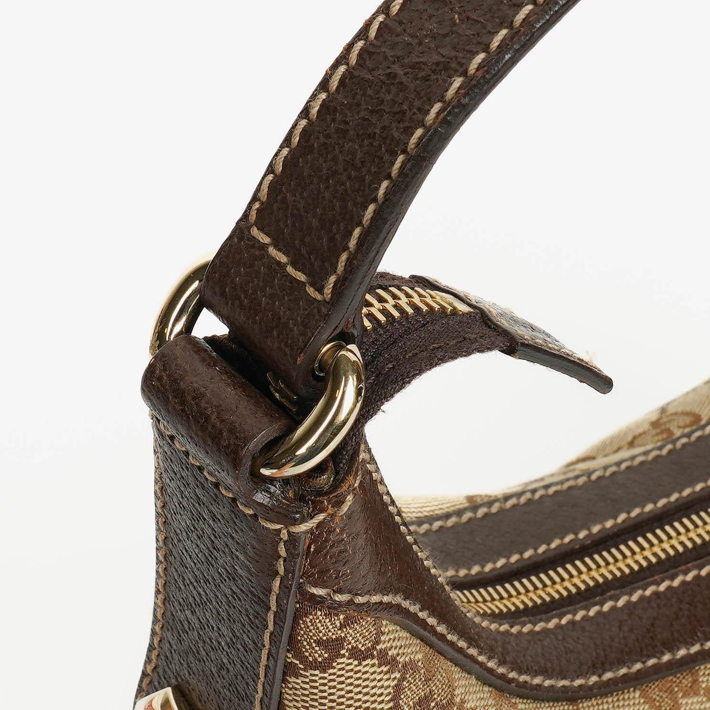 Gucci Monogram Charmy Hobo Bag