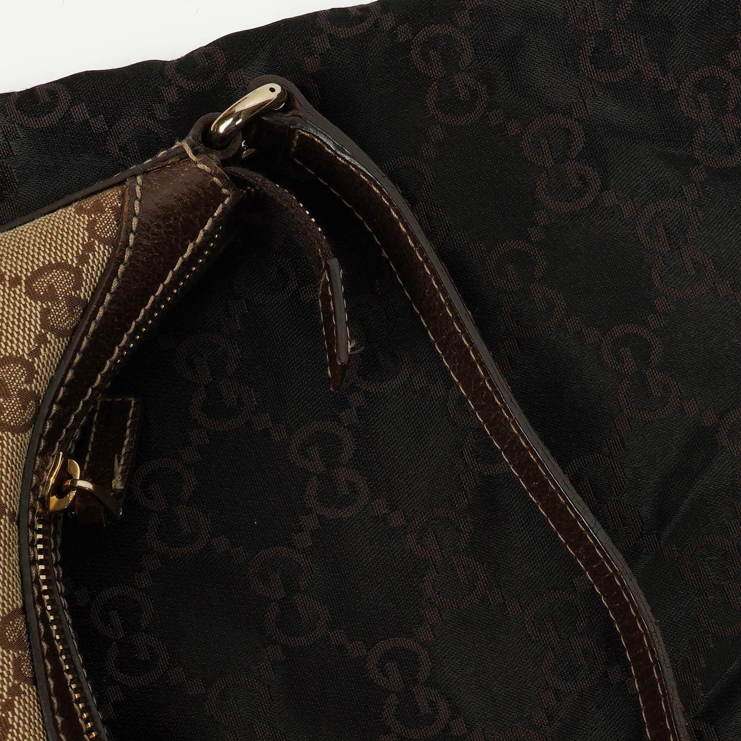 Gucci Monogram Charmy Hobo Bag