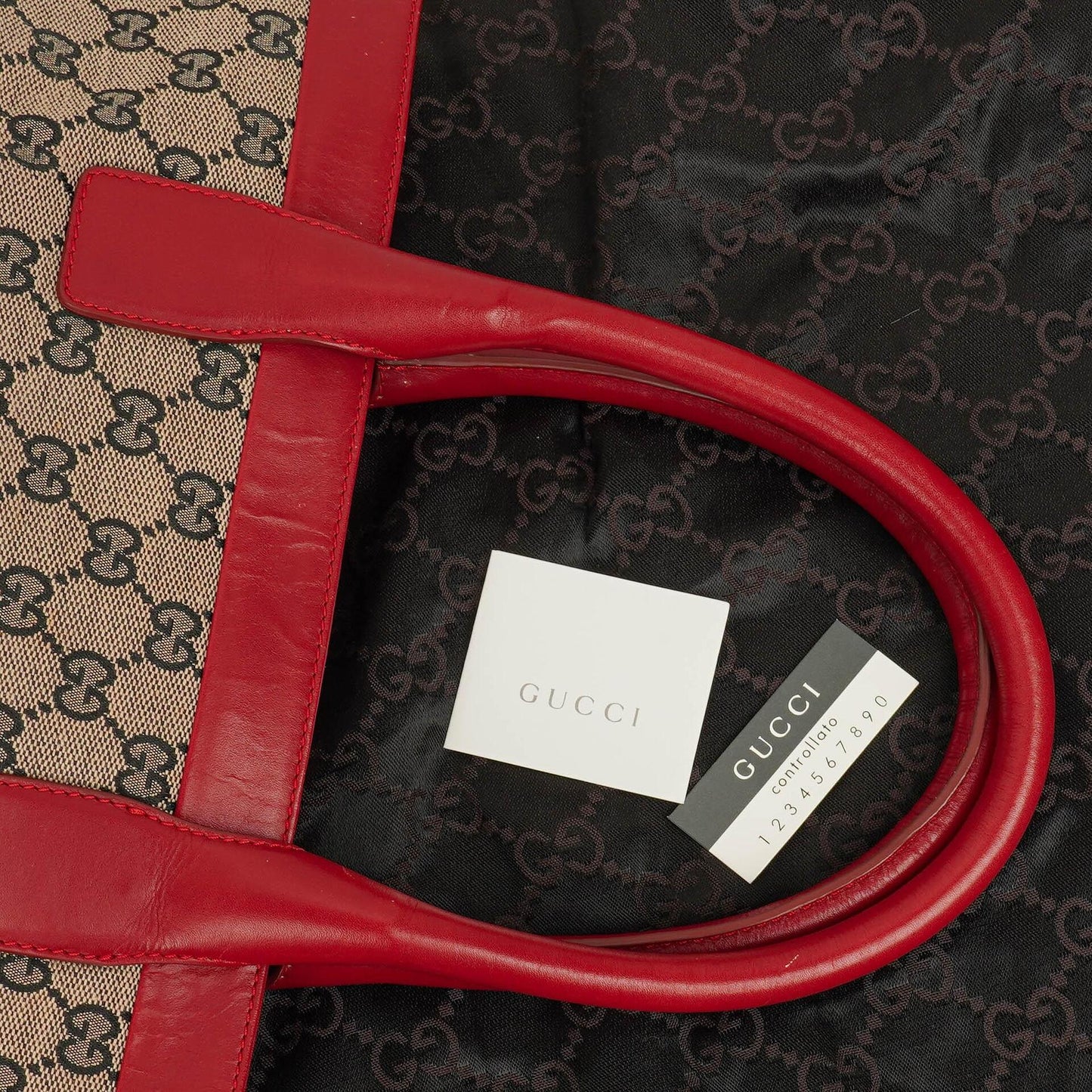 Gucci Monogram GG Canvas Tote Bag