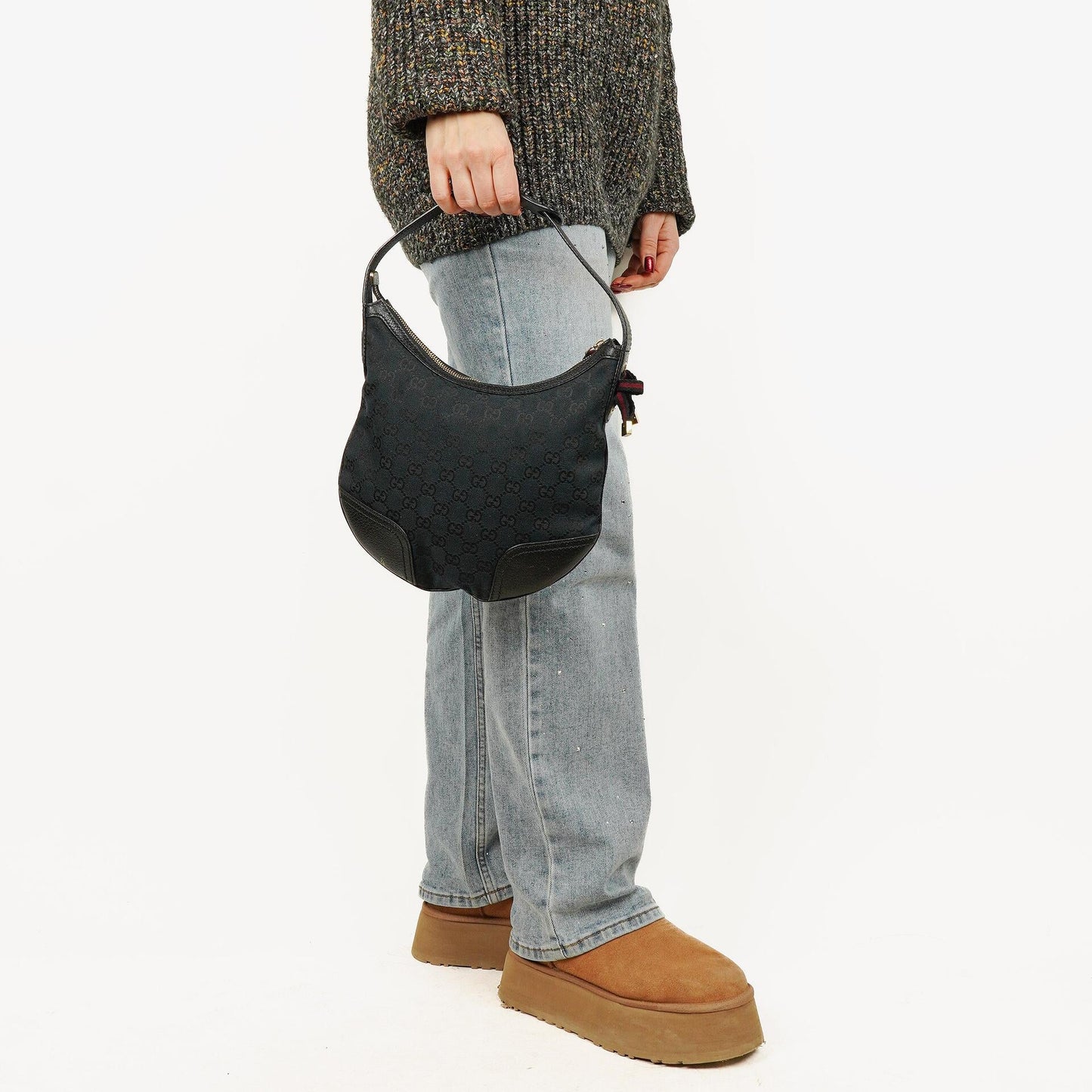 Gucci Monogram Princy Hobo Bag