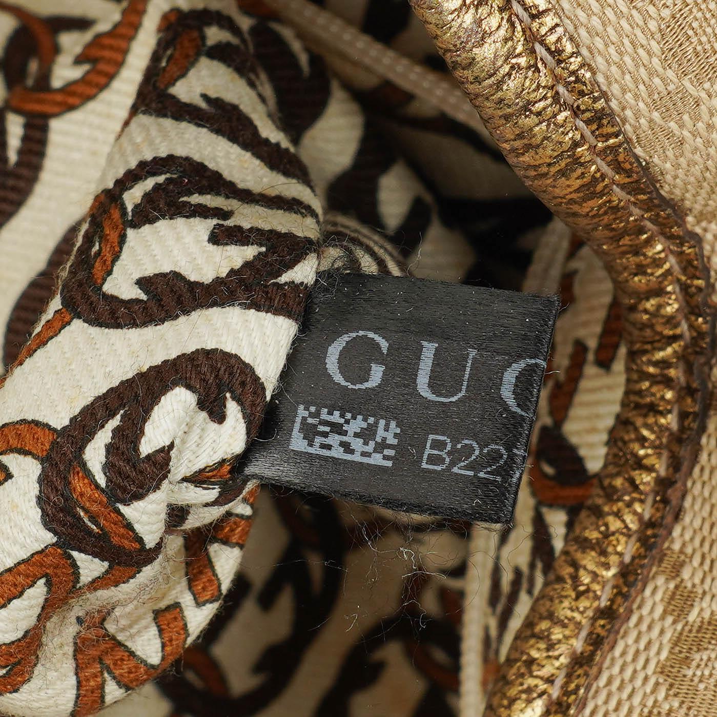 Gucci Monogram Princy Hobo Bag