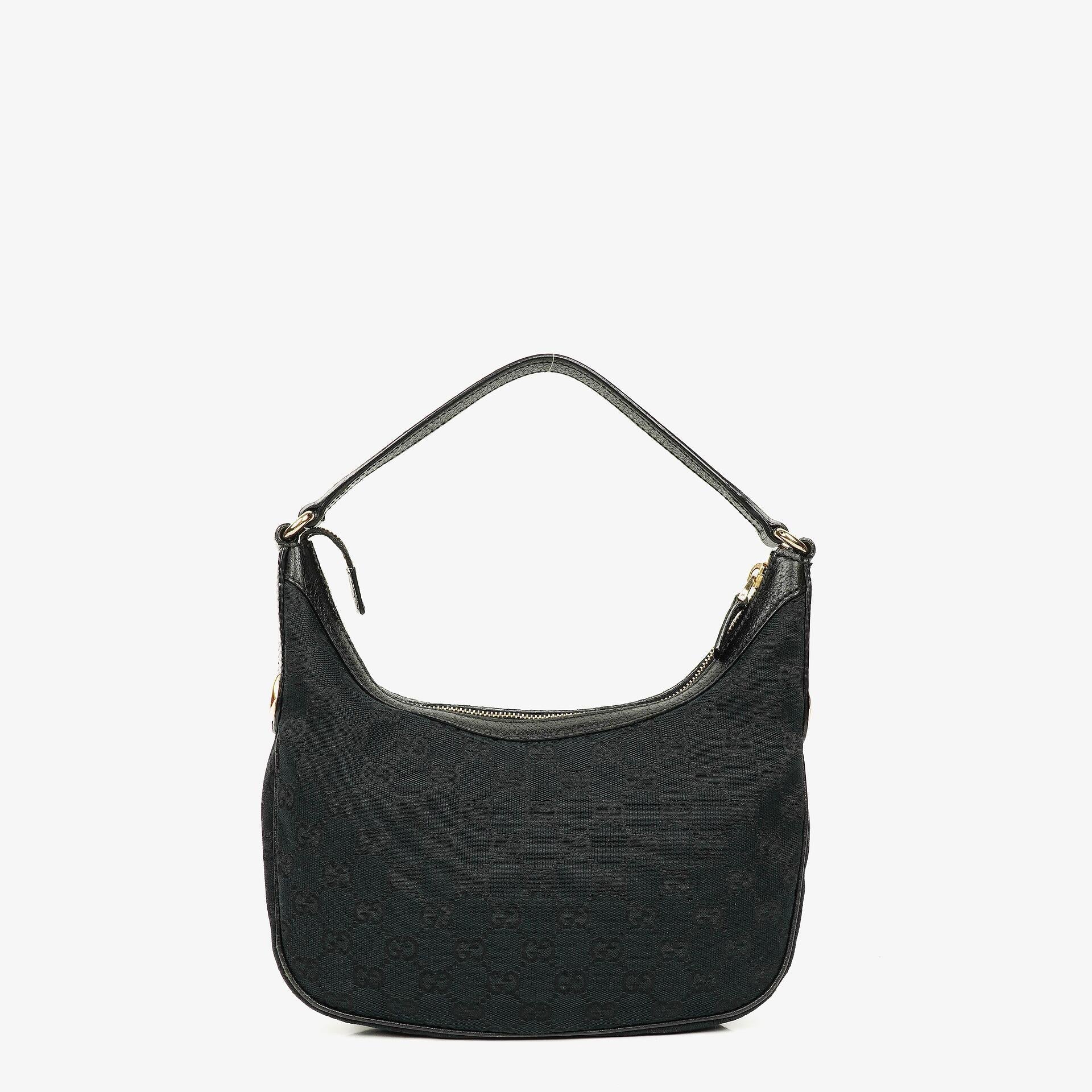 Gucci Navy GG Canvas Hobo Shoulder Bag