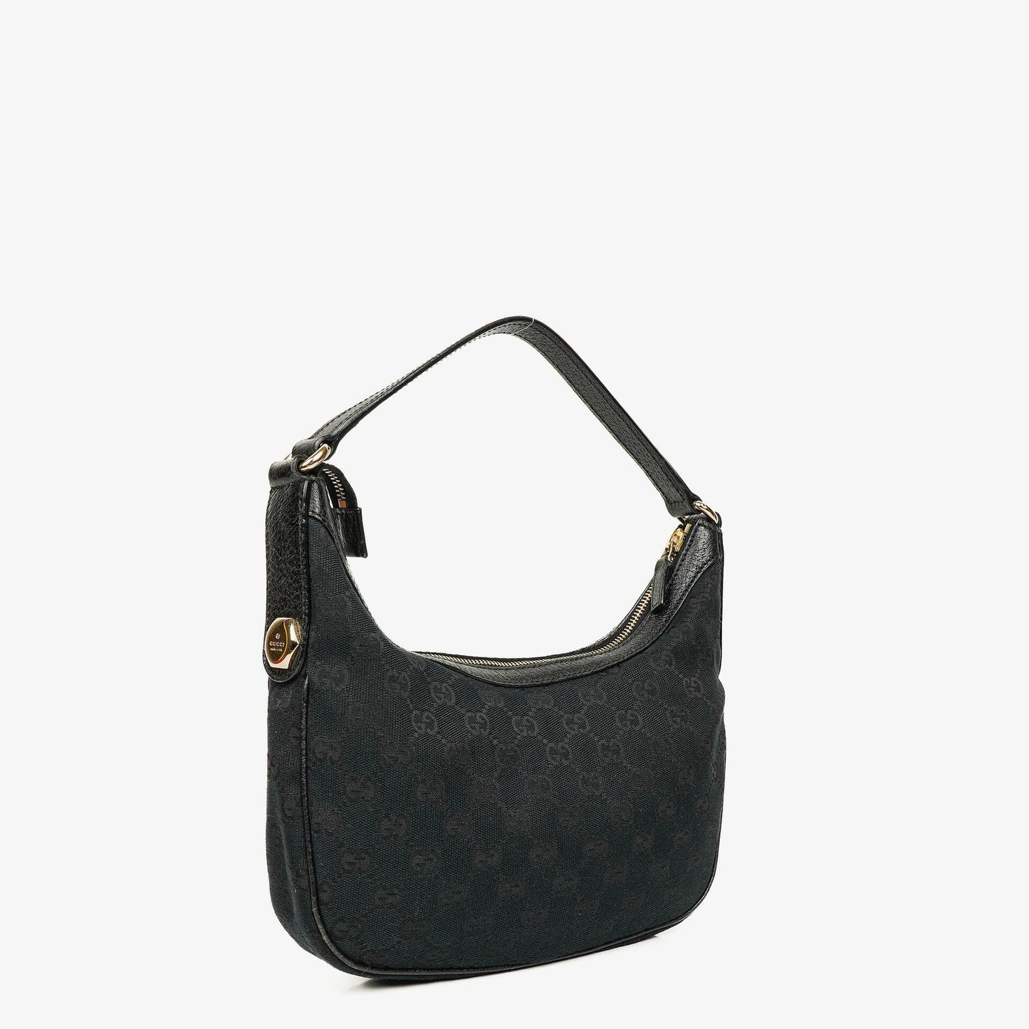 Gucci Navy GG Canvas Hobo Shoulder Bag