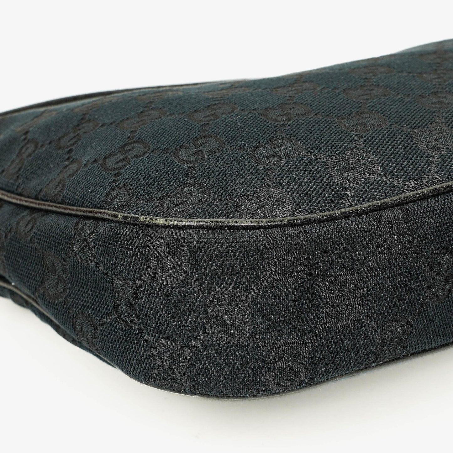 Gucci Navy GG Canvas Hobo Shoulder Bag
