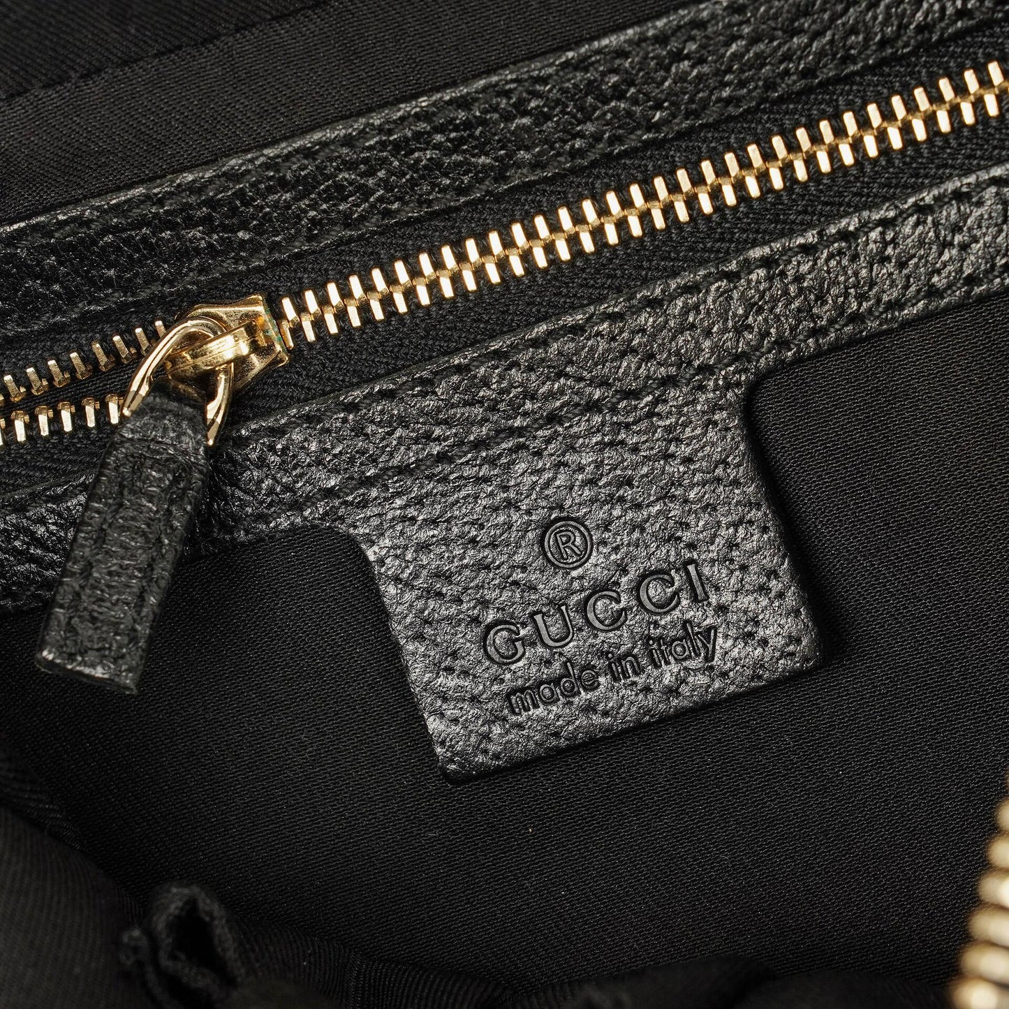 Gucci Navy GG Canvas Hobo Shoulder Bag