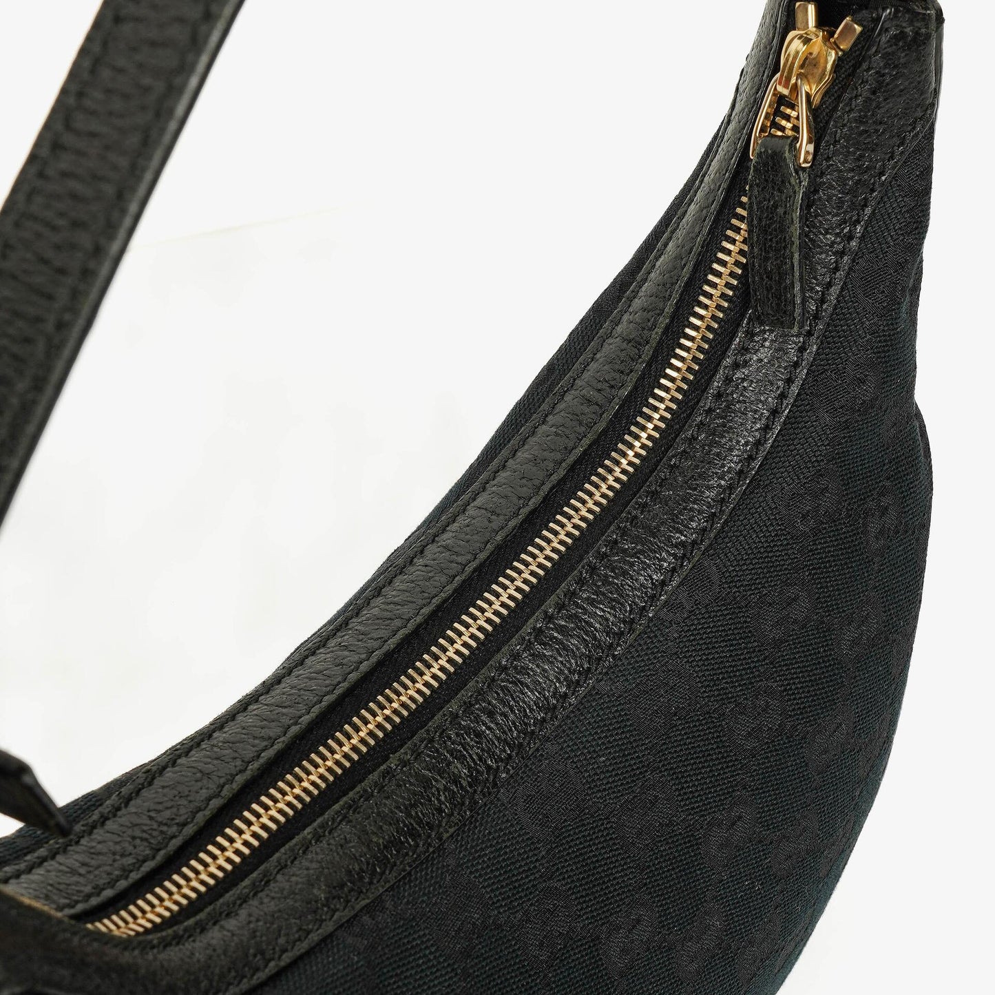 Gucci Navy GG Canvas Hobo Shoulder Bag