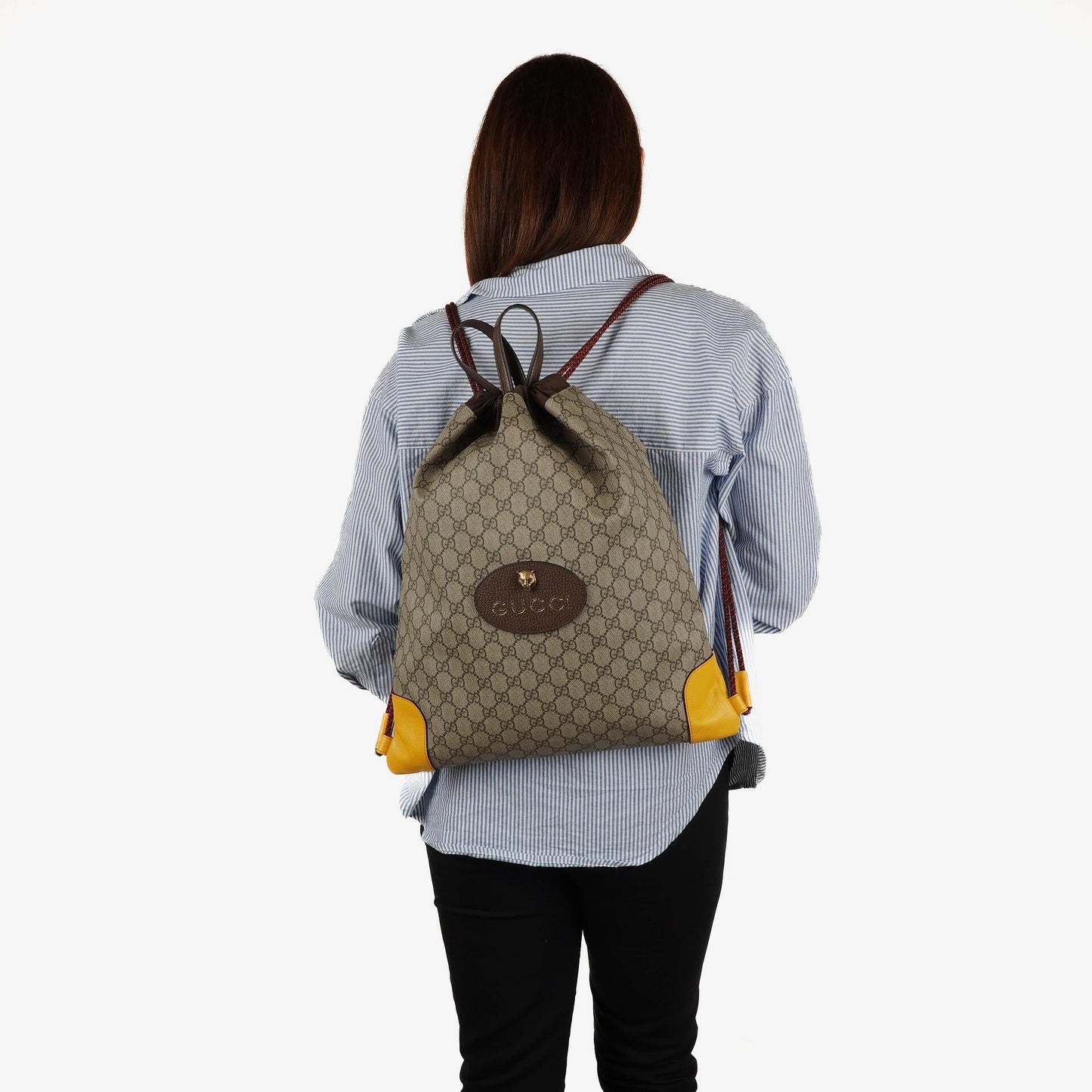 Gucci Neo Vintage Drawstring Backpack Top Handle