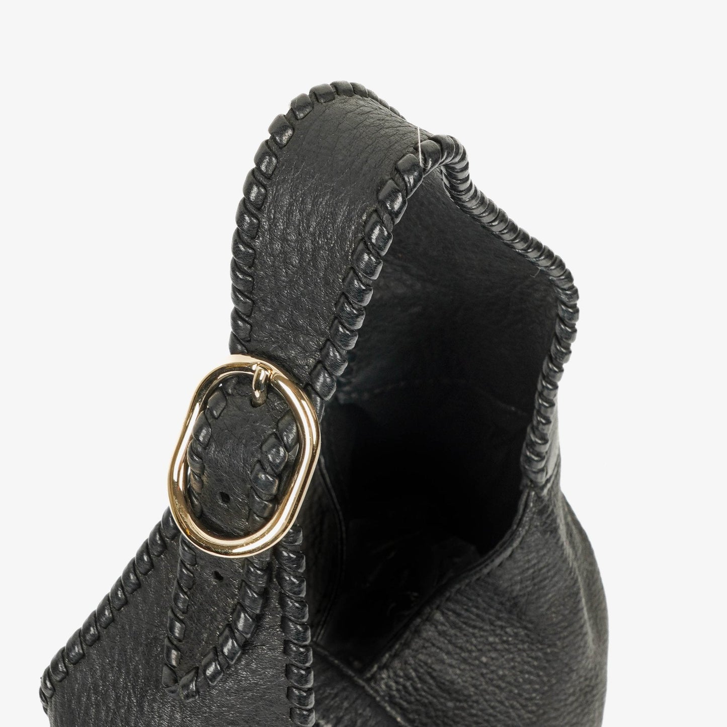 Gucci New Jackie Black Pebbled Leather Bag