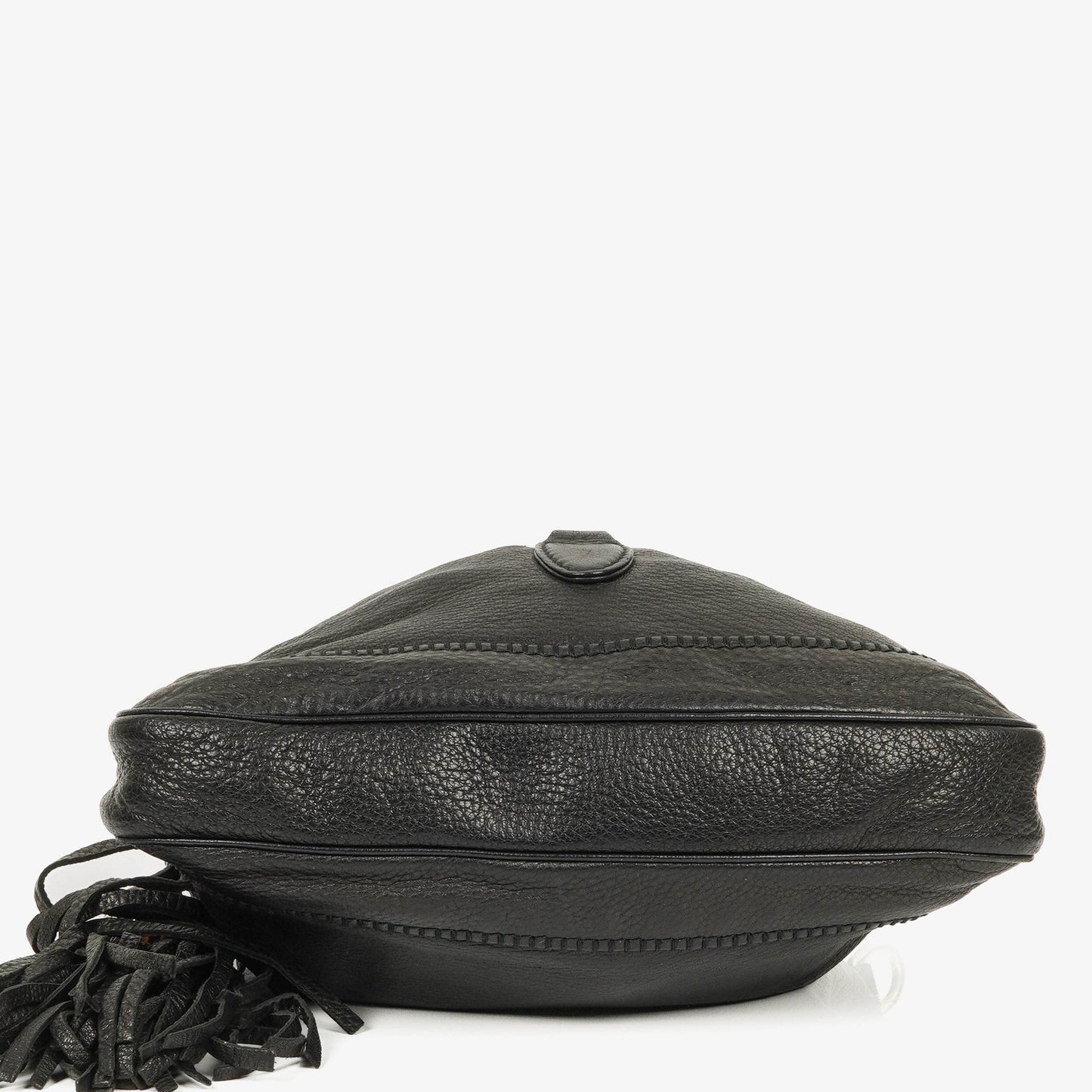 Gucci New Jackie Black Pebbled Leather Bag
