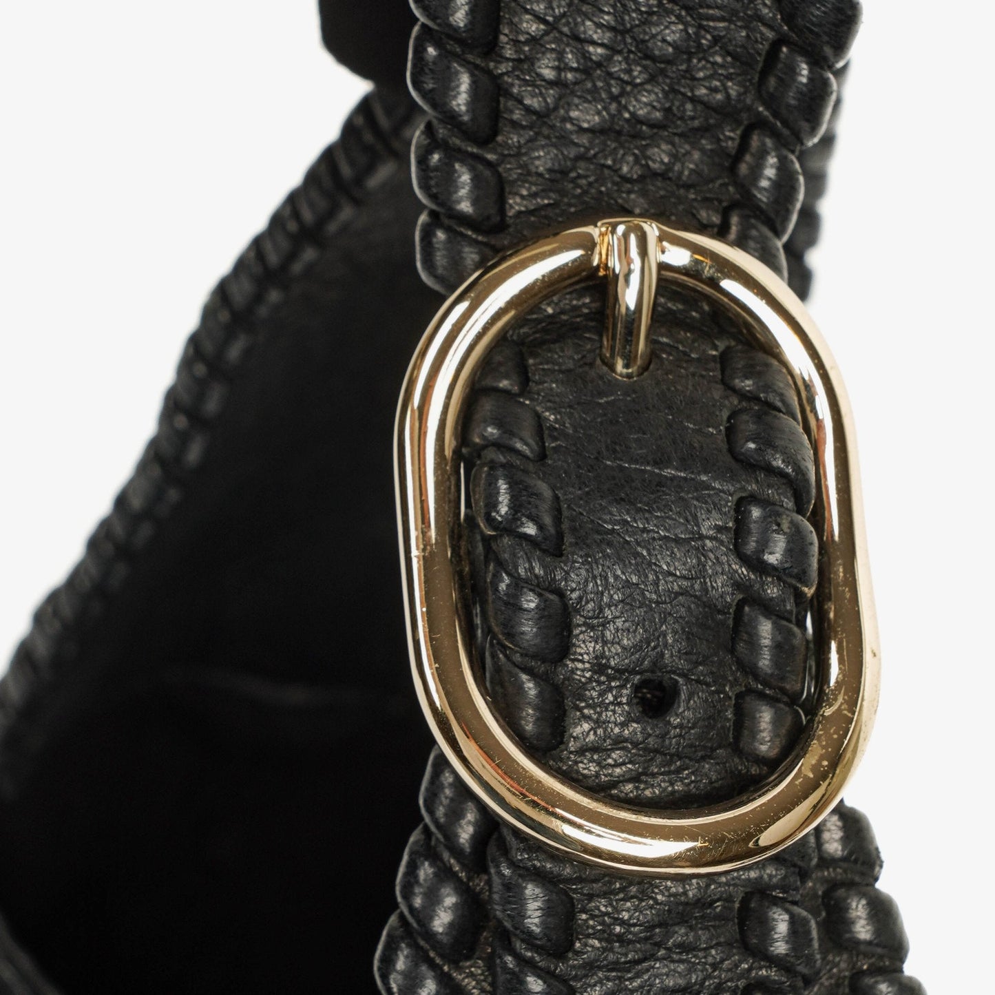 Gucci New Jackie Black Pebbled Leather Bag