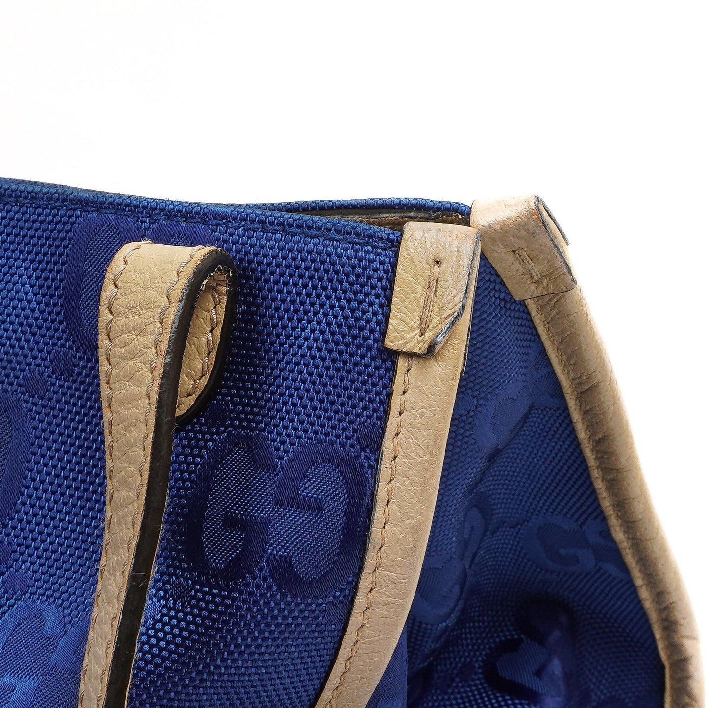 Gucci Off The Grid Tote Bag Orient Blue GG Econyl Nylon Monogram Large