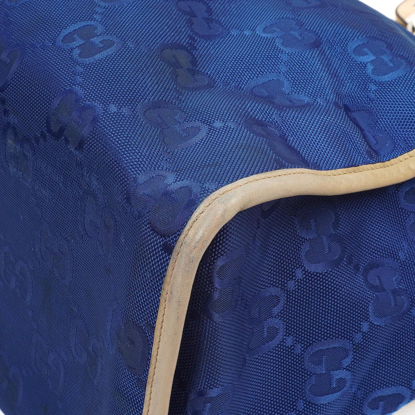 Gucci Off The Grid Tote Bag Orient Blue GG Econyl Nylon Monogram Large