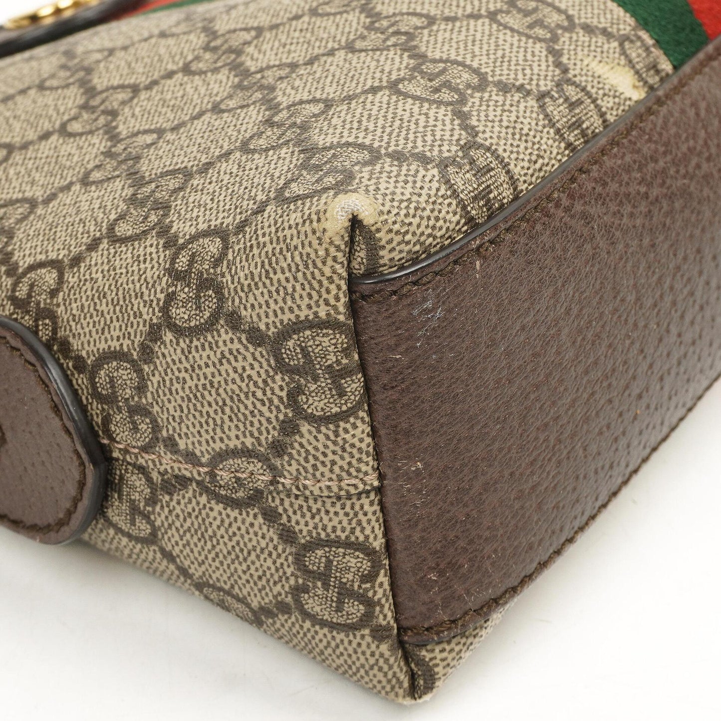 Gucci Ophidia Dome Small Web GG Supreme Monogram Shoulder Bag