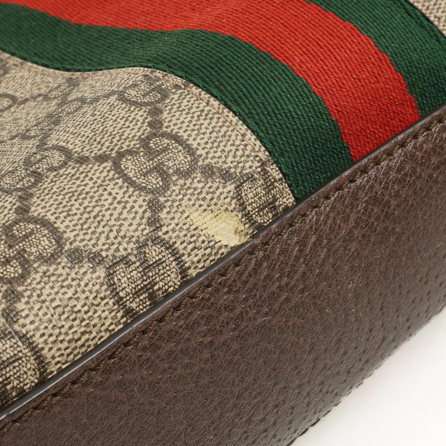 Gucci Ophidia Dome Small Web GG Supreme Monogram Shoulder Bag
