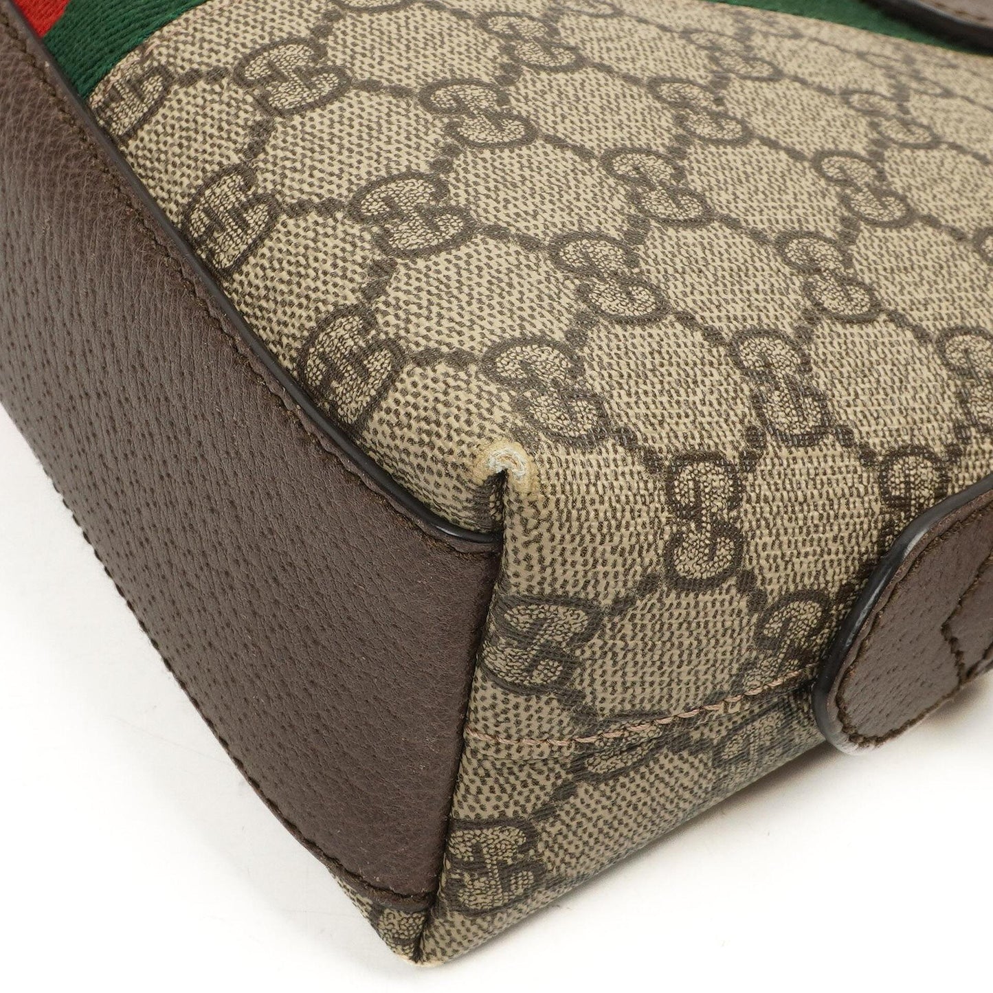 Gucci Ophidia Dome Small Web GG Supreme Monogram Shoulder Bag