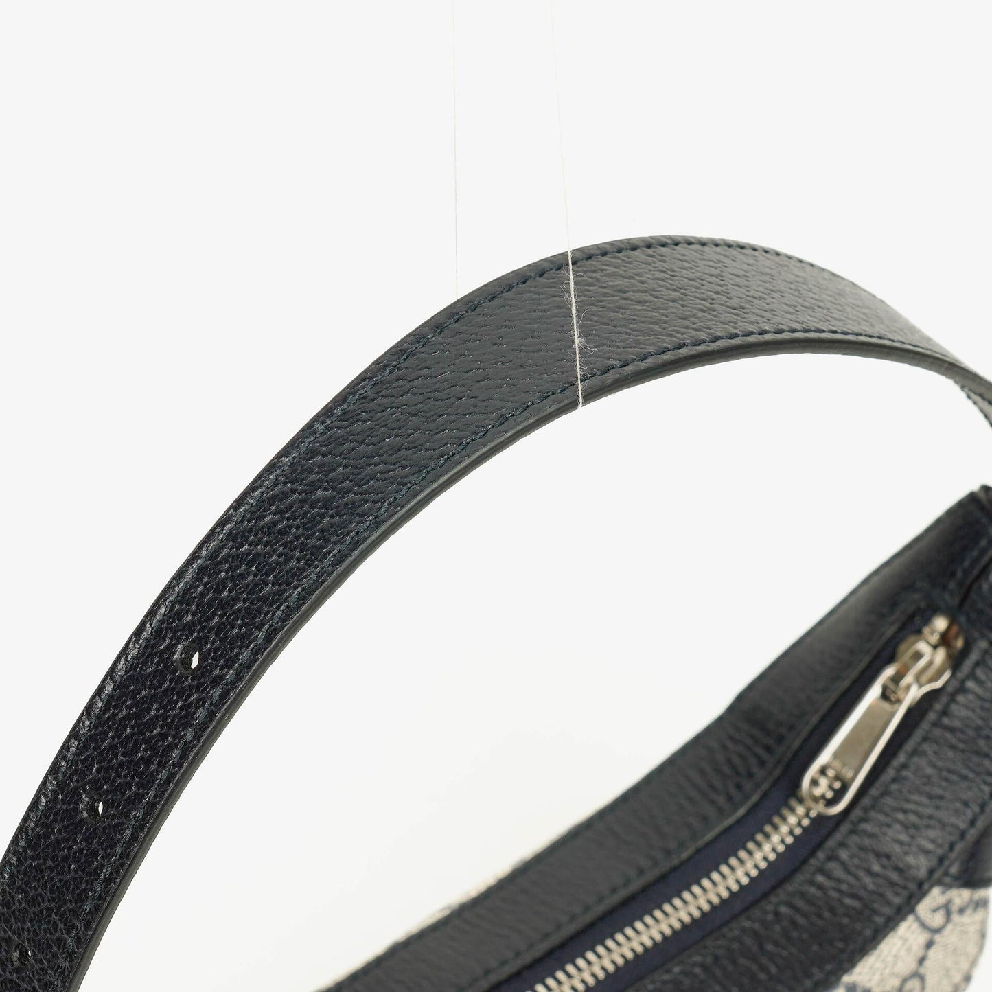 Gucci Ophidia GG Supreme Canvas And Navy Leather Mini Bag