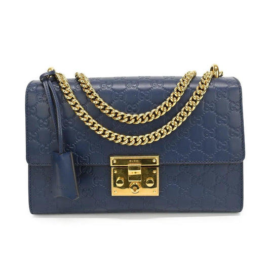 Gucci Monogram Chain Leather Crossbody