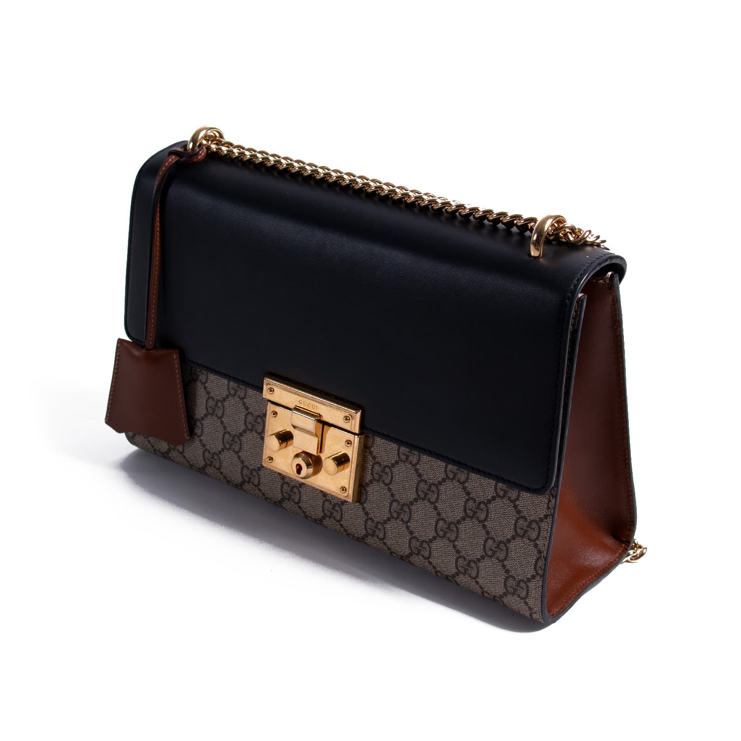 Gucci GG Supreme Leather Chain Shoulder Bag Style 3