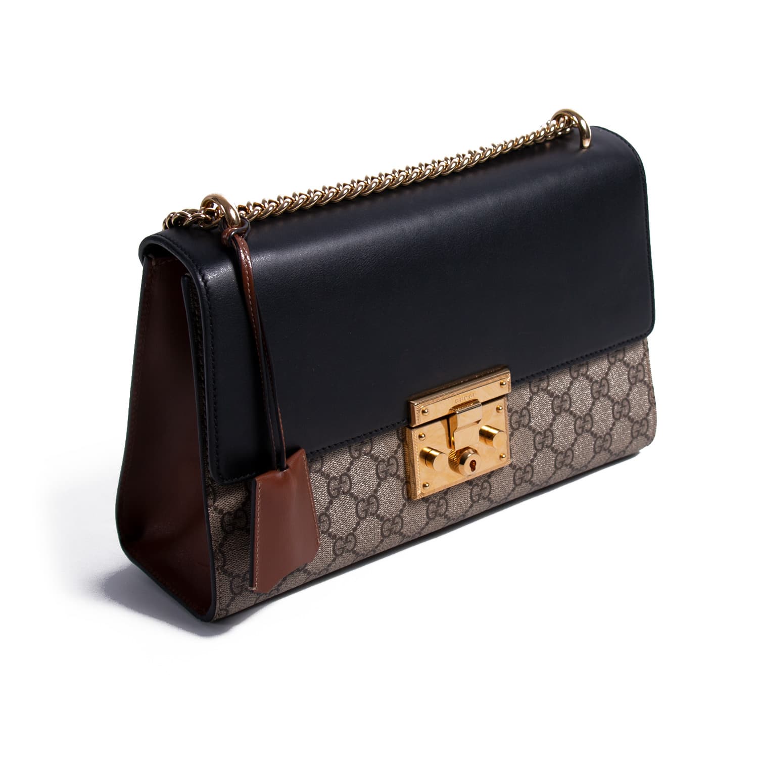 Gucci GG Supreme Leather Chain Shoulder Bag Style 3